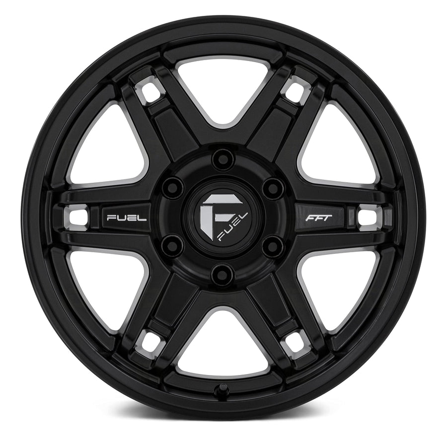 D836 SLAYER FUEL OFF-ROAD 17X9, 6X5.5, 3.5, -38mm MATTE BLACK - D83617908435