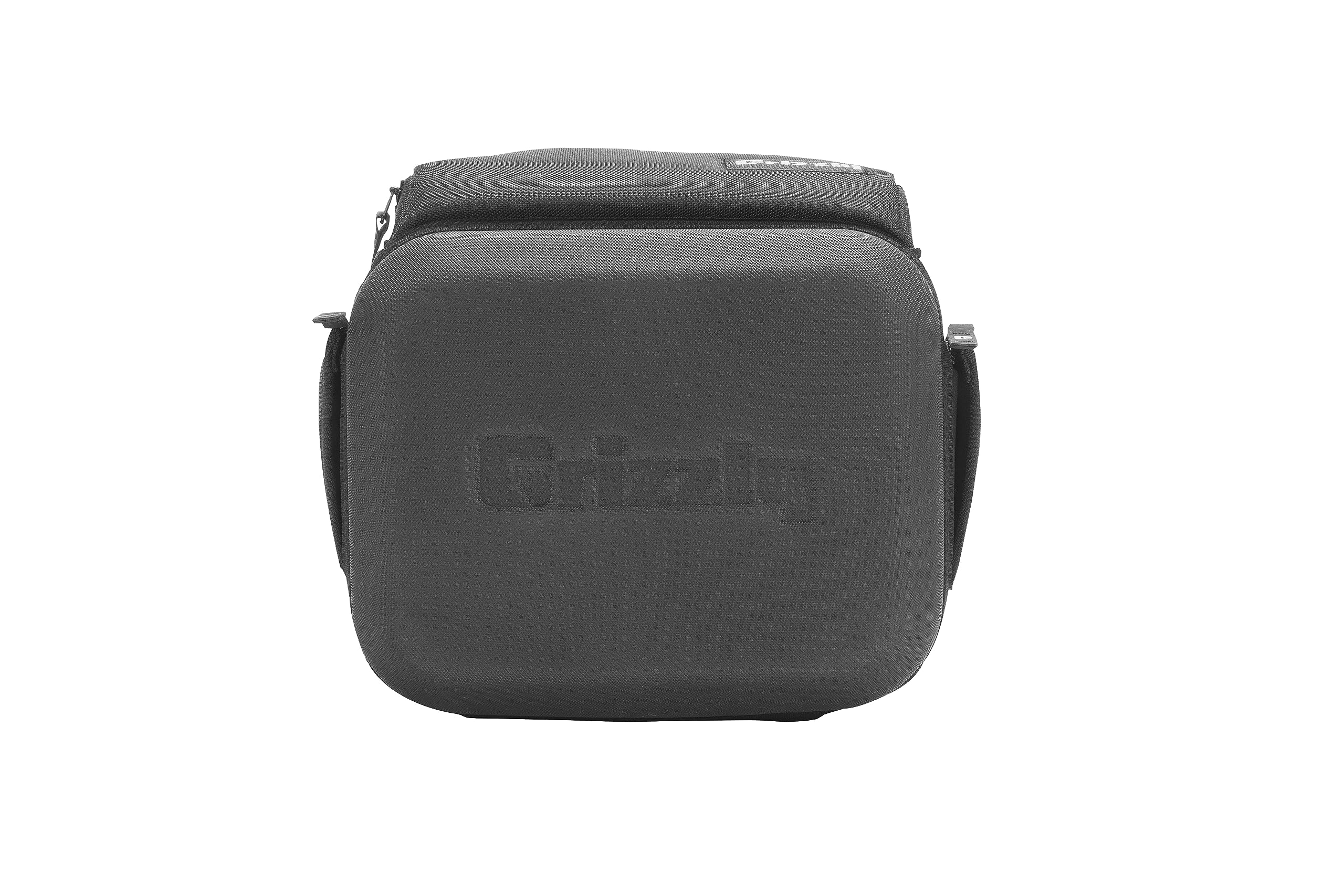 12 Grizzly Drifter Soft Sided Cooler |12 qt Flip-Top Cooler | Ice Chest for Beach Boat Camping Car Fishing Golf Hiking Hunting Lunch Picnic | Lightweight Portable Insulated Waterproof | Blackout