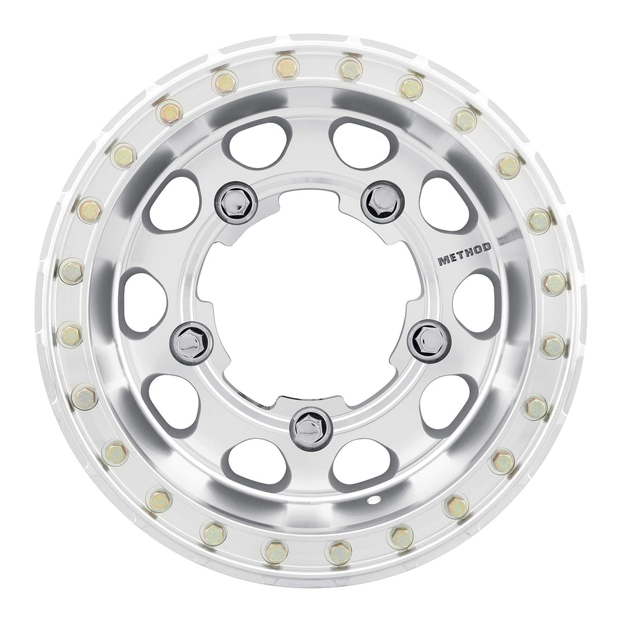Method Race Wheels 103 Raw Machined Buggy Beadlock 15x7" 5x205", 25mm offset 3" Backspace, MR10357019325B