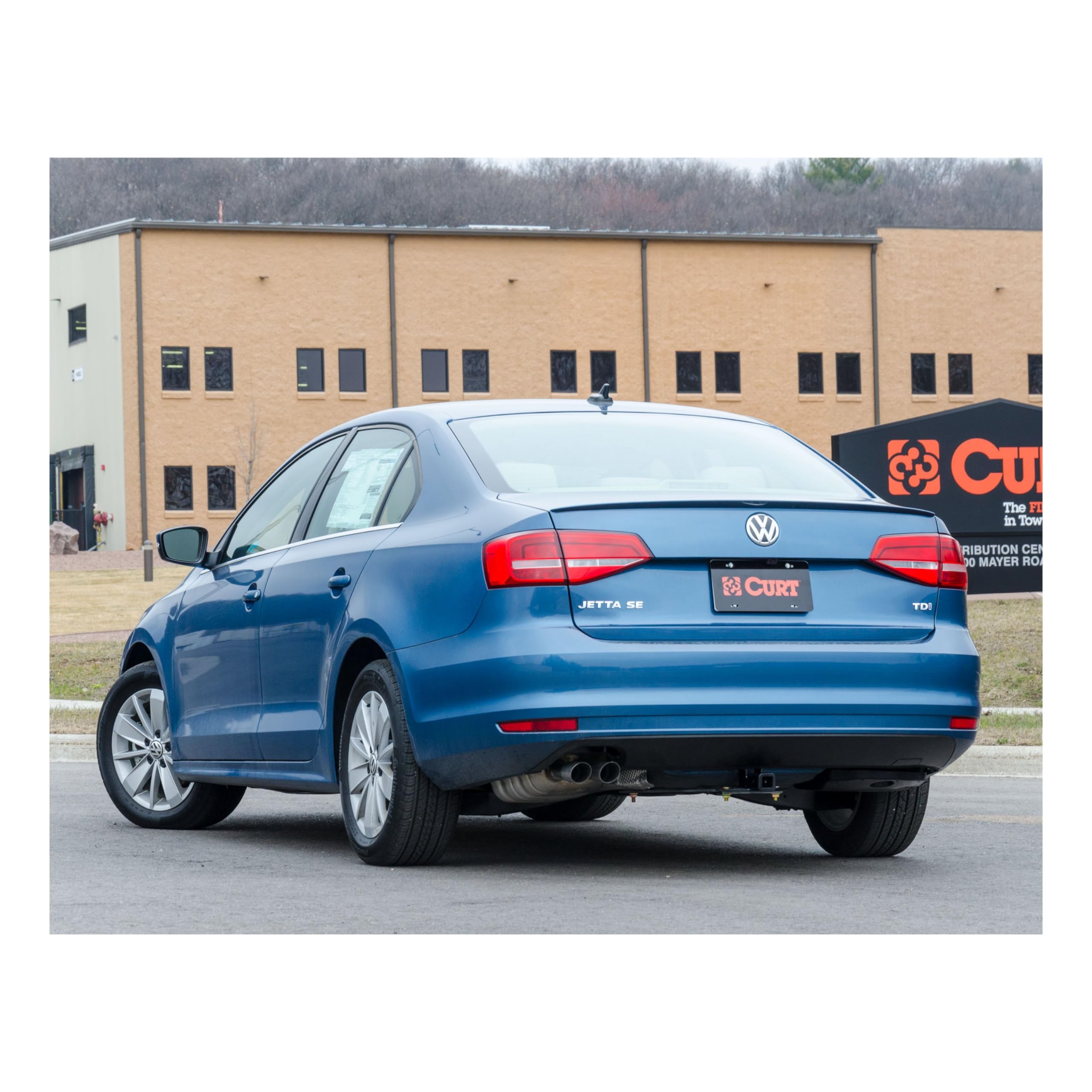 Class 1 CURT 11410 Trailer Hitch, 1-1/4-Inch Receiver, Fits Select Volkswagen Jetta