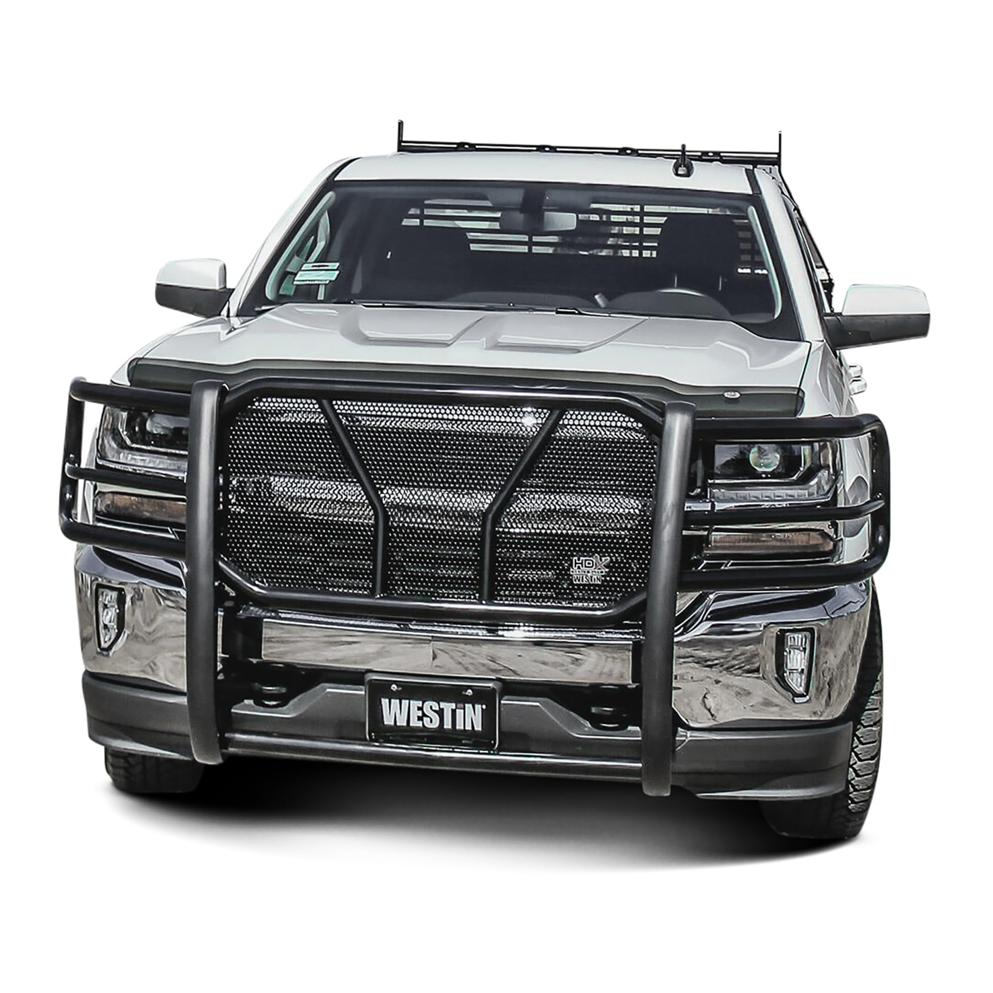 57-3875 Westin HDX 1-Piece Grille Guard fits 2016-2018 Silverado 1500 2019 Silverado LD
