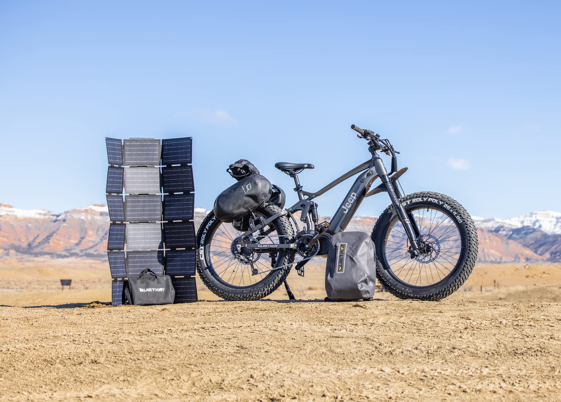 Portable QuietKat Solar Charging Station