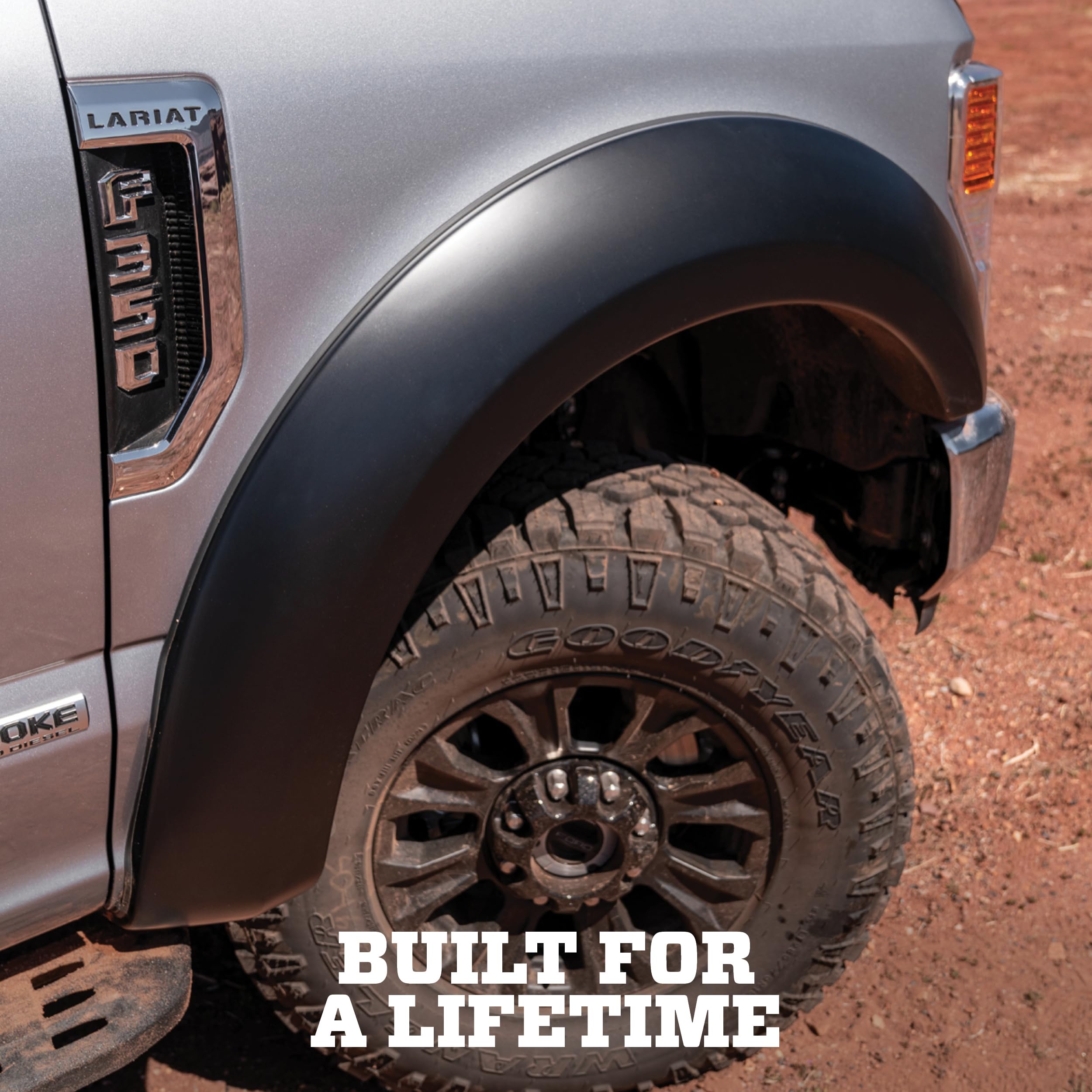 Husky Liners Extend-A-Fender Style Fender Flares | Fits 2019-2023 Ford Ranger, 6' Bed | Front & Rear, 4-pc Black - 2802954