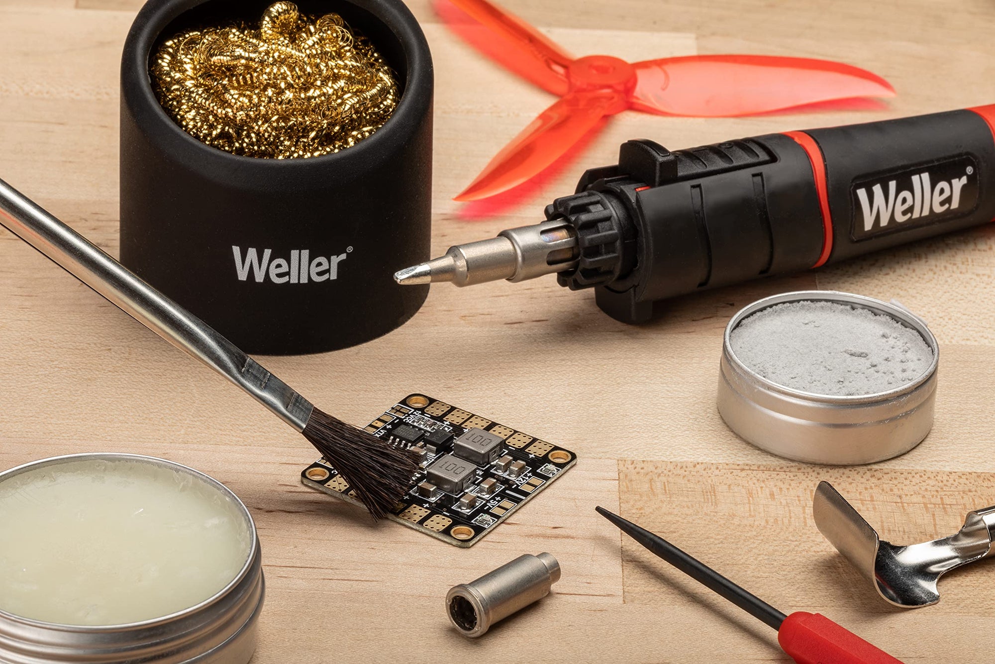 Drone Soldering Tool Kit Weller, 24 Piece - WLPRODSK