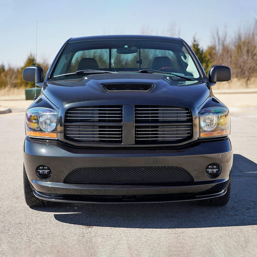 Glossy Black Housing Spec-D Tuning Clear Lens LED Fog Lights Compatible with 2002-2008 Dodge Ram 1500 2500 3500, Left + Right Pair Assembly