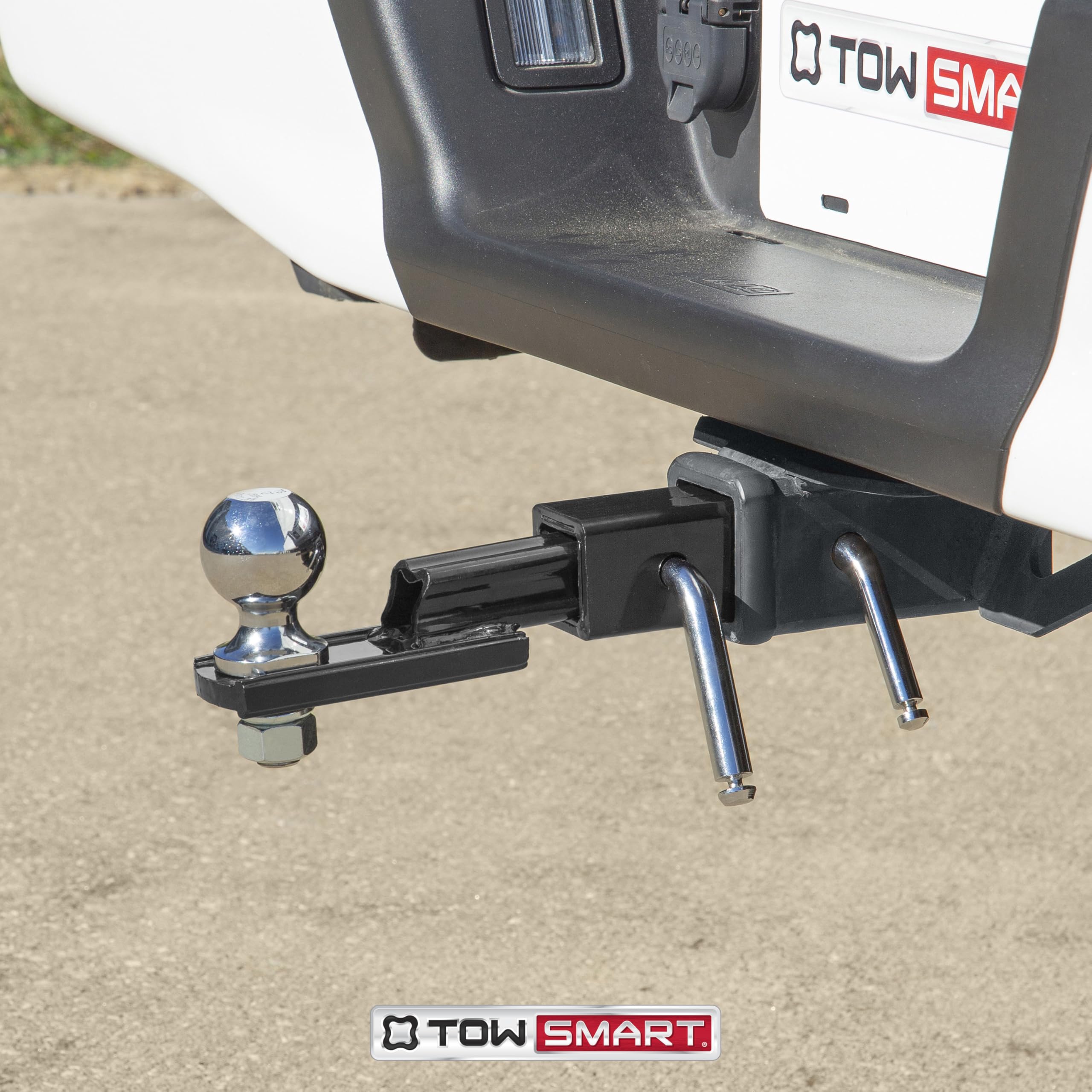 Class II TOWSMART Chrome Trailer Hitch Ball, 3,500 lb., 2 in. Ball Diameter, 3/4 in. x 1-1/2 in. Shank