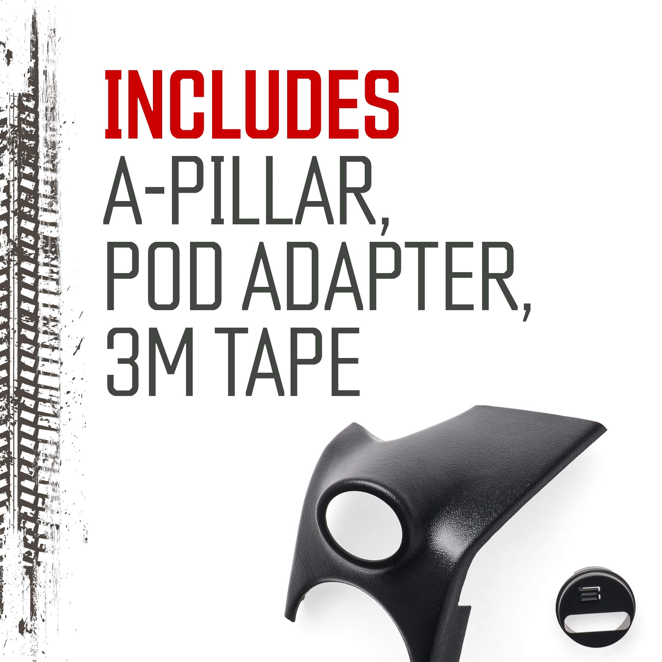 BULLY DOG SCT 31303 Ford Super Duty Dash Pod Mount 08-10 6.4L & 11-12 6.7L