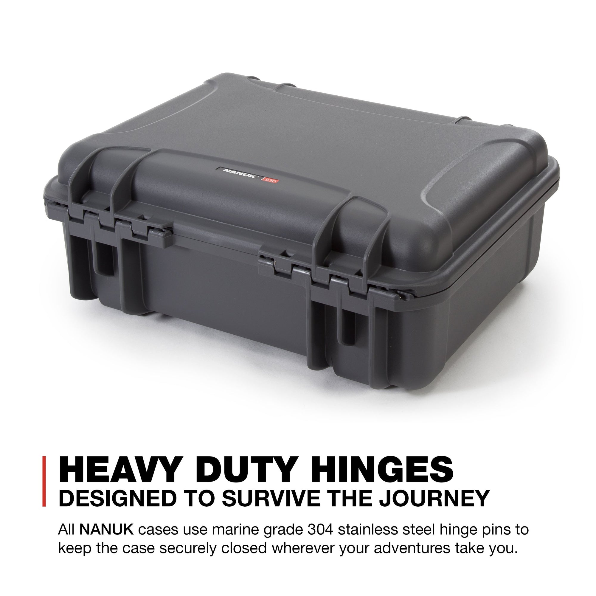 Nanuk Hard Case Waterproof with Foam Insert for DJI Ronin RS 2 and Pro Combo Version - Graphite (930-RONS27)