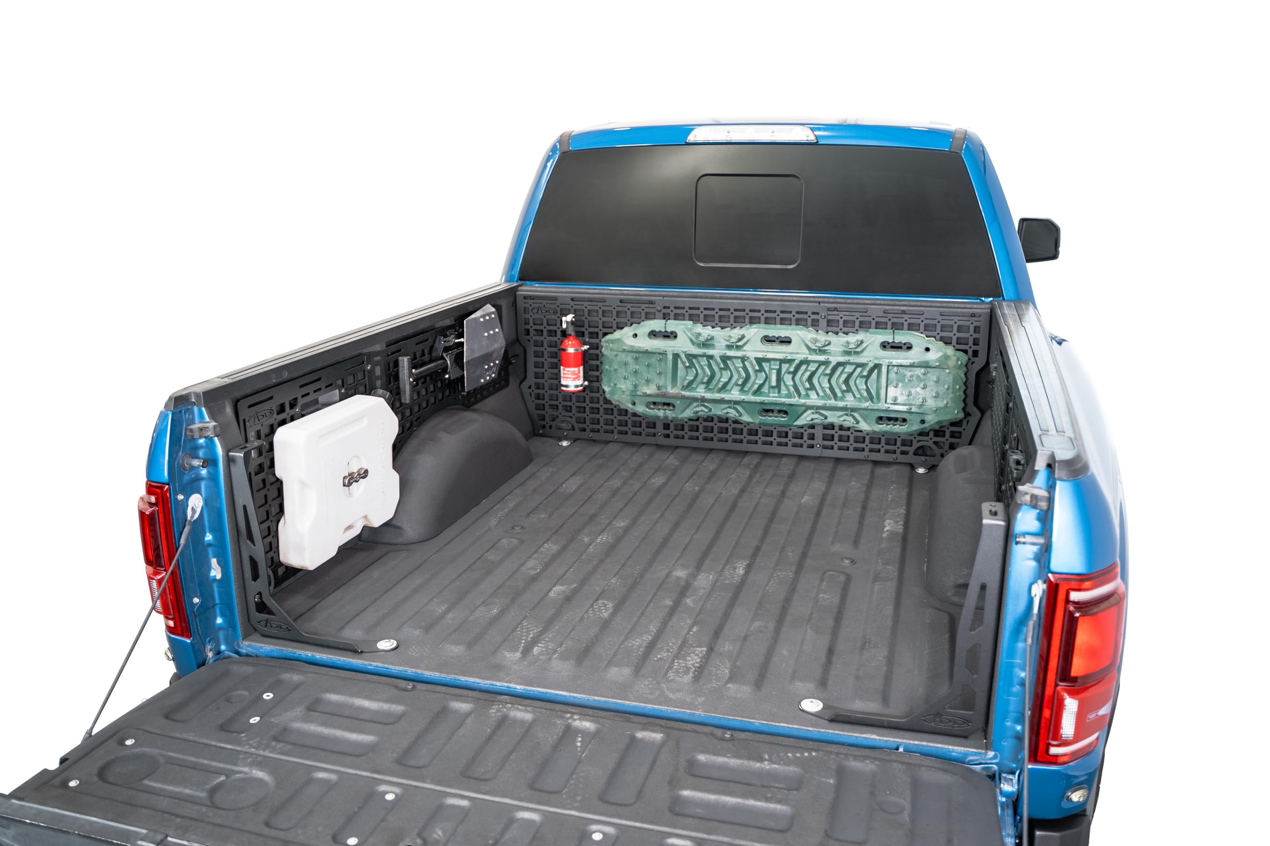 Molle Panels Bed Side for The 2015-2020 Ford F-150 & Ford F-150 Raptor | Molle Pattern Offers Diverse Mounting Solutions | Made in The USA | Addictive Desert Designs (Driver Full Kit)