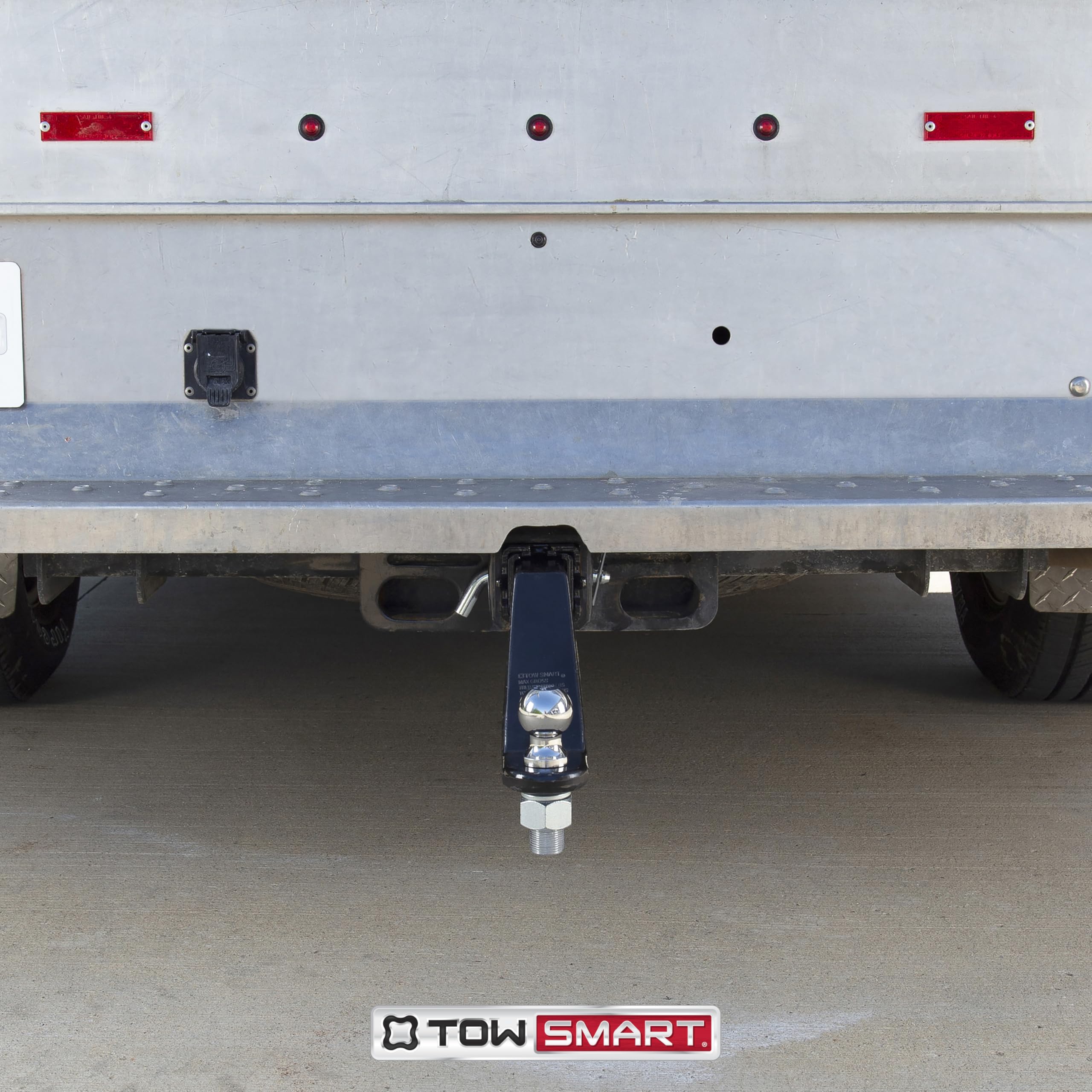 Chrome Class IV Trailer Hitch Ball, 10,000 lb., 2 in. Ball Diameter, 1-1/4 in. x 2-1/2 in. Shank