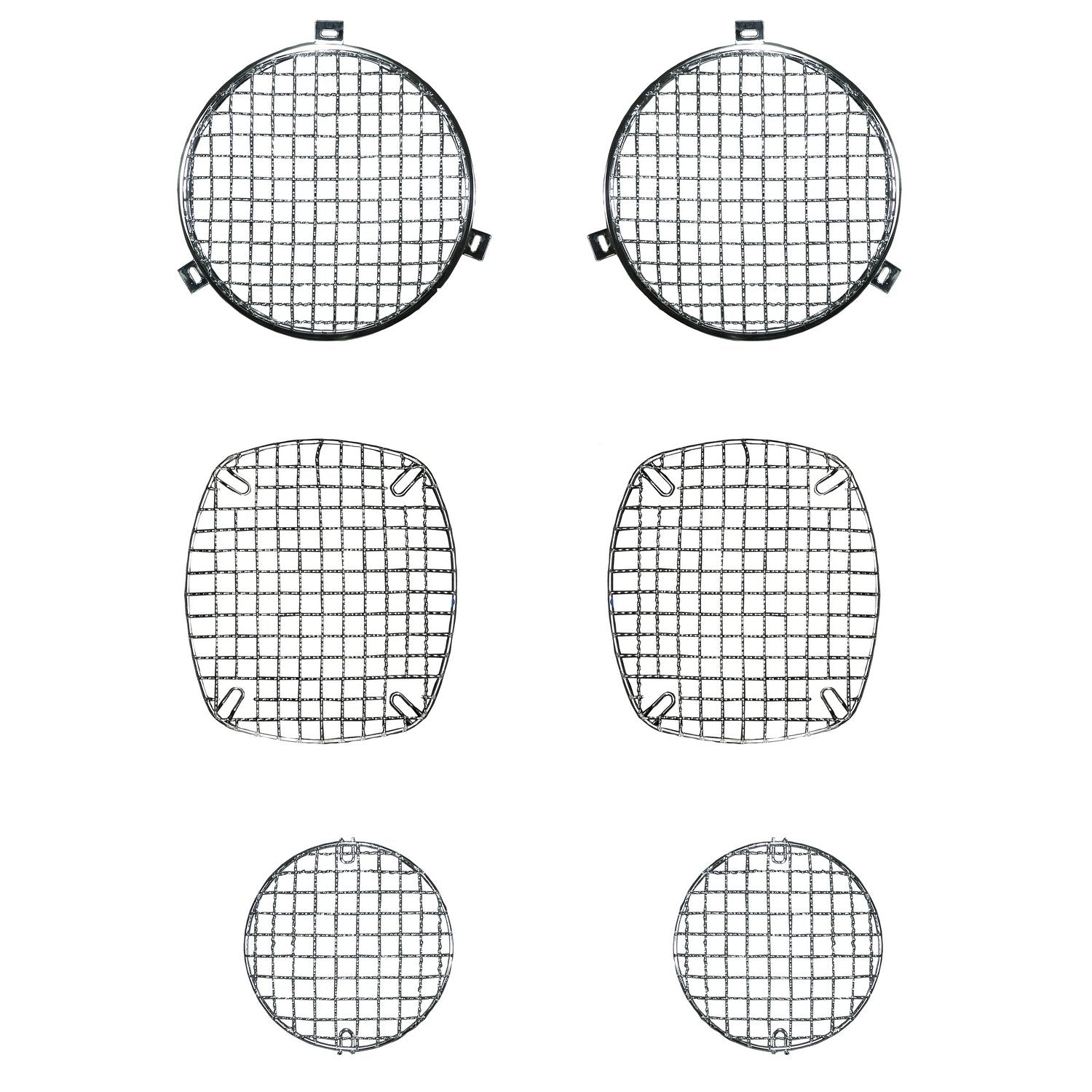 Stone Guard Kit Rugged Ridge for Jeep CJ | Stainless | 11102.01 | Fits 1972-1986 Jeep CJ