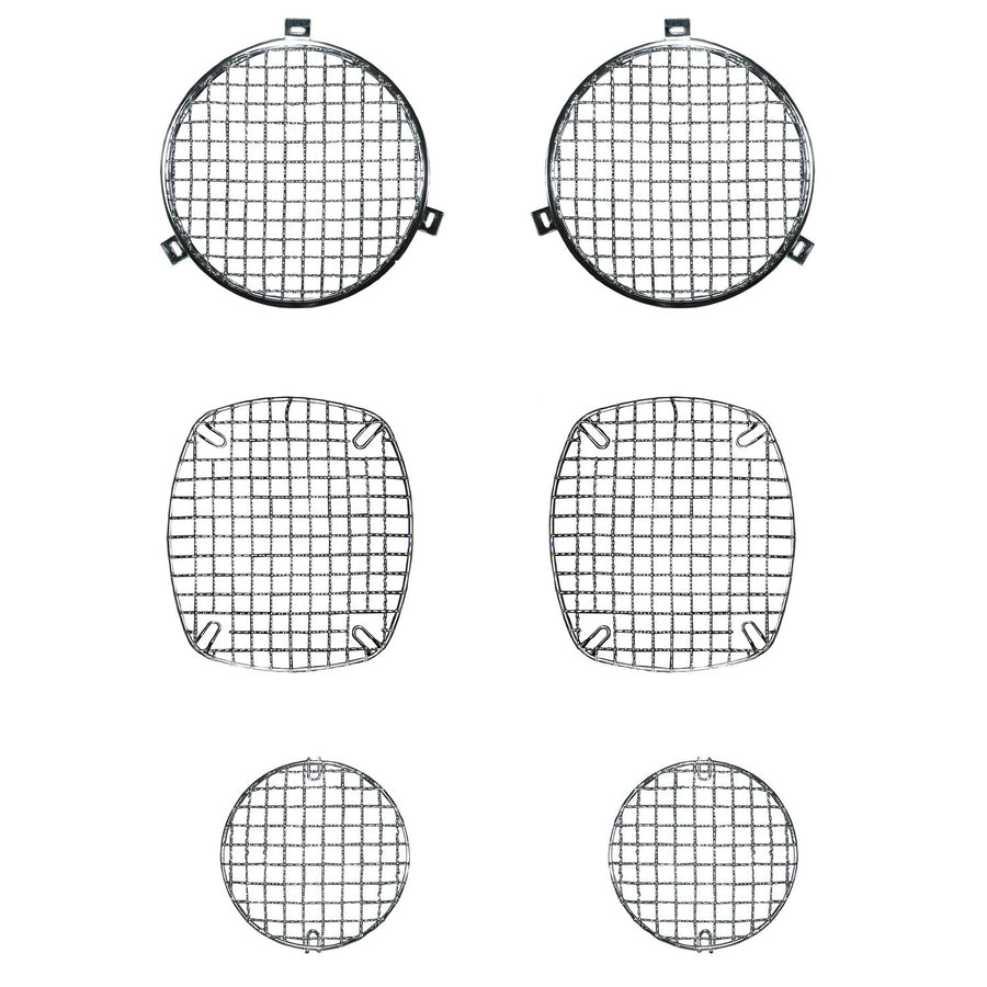 Stone Guard Kit Rugged Ridge for Jeep CJ | Stainless | 11102.01 | Fits 1972-1986 Jeep CJ