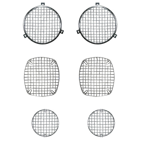 Stone Guard Kit Rugged Ridge for Jeep CJ | Stainless | 11102.01 | Fits 1972-1986 Jeep CJ