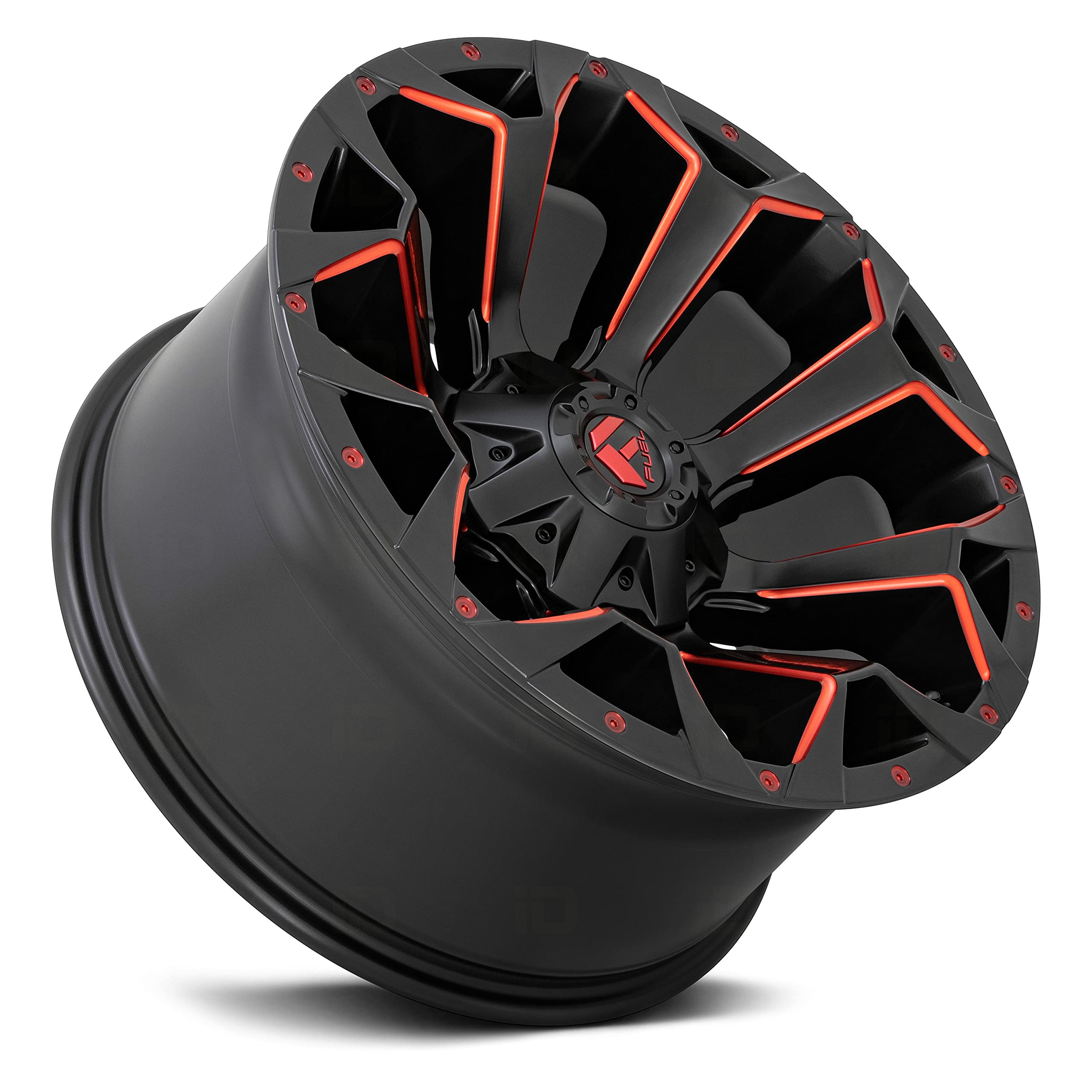 D787 Fuel 1PC M-BLK RD-MILL -18MM 20X10 8X180 - D78720001847