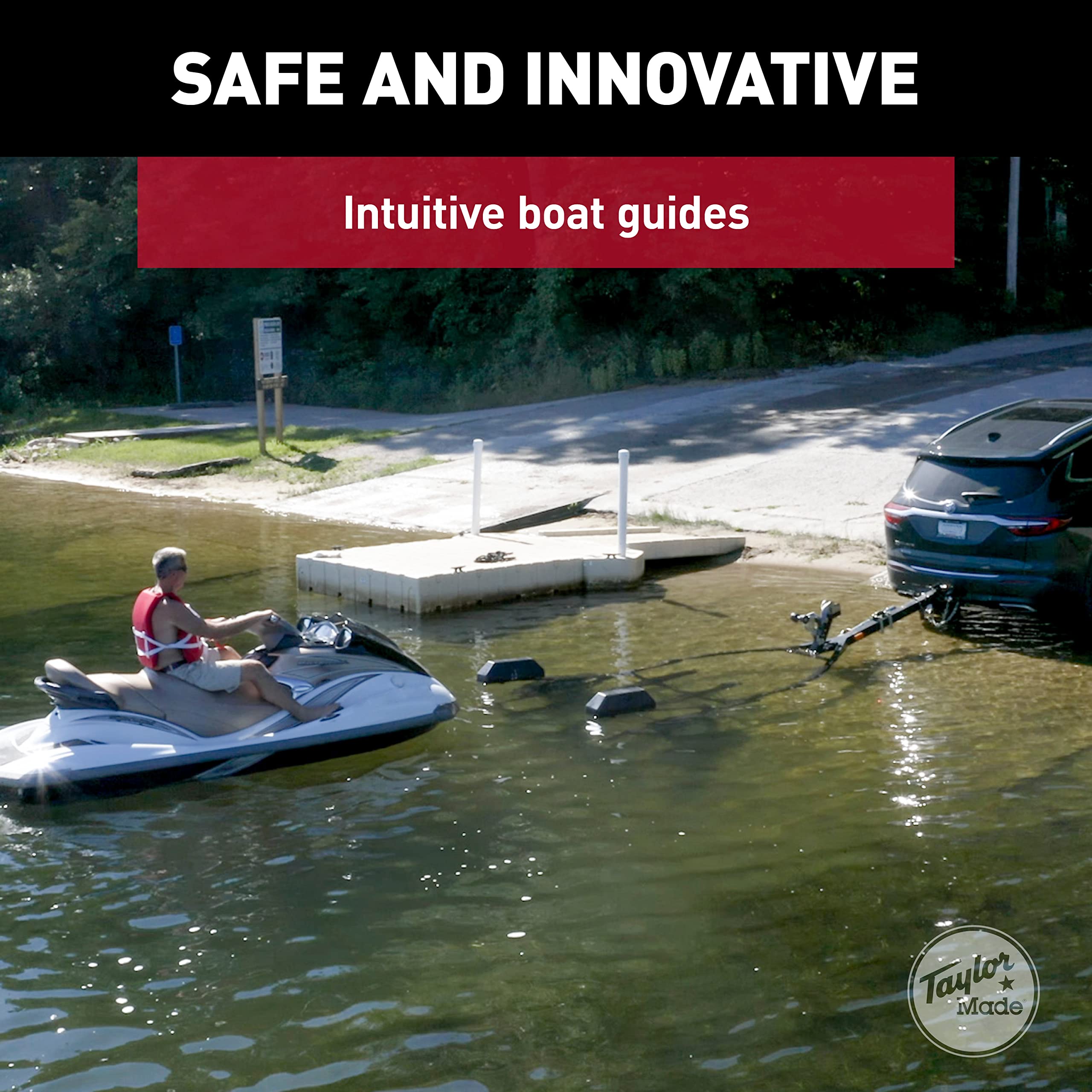 Taylor Made Products EasyGuide 1500 lbs. for Boats & PWCs, for Launching and Loading in and Out of The Water from Your Trailer