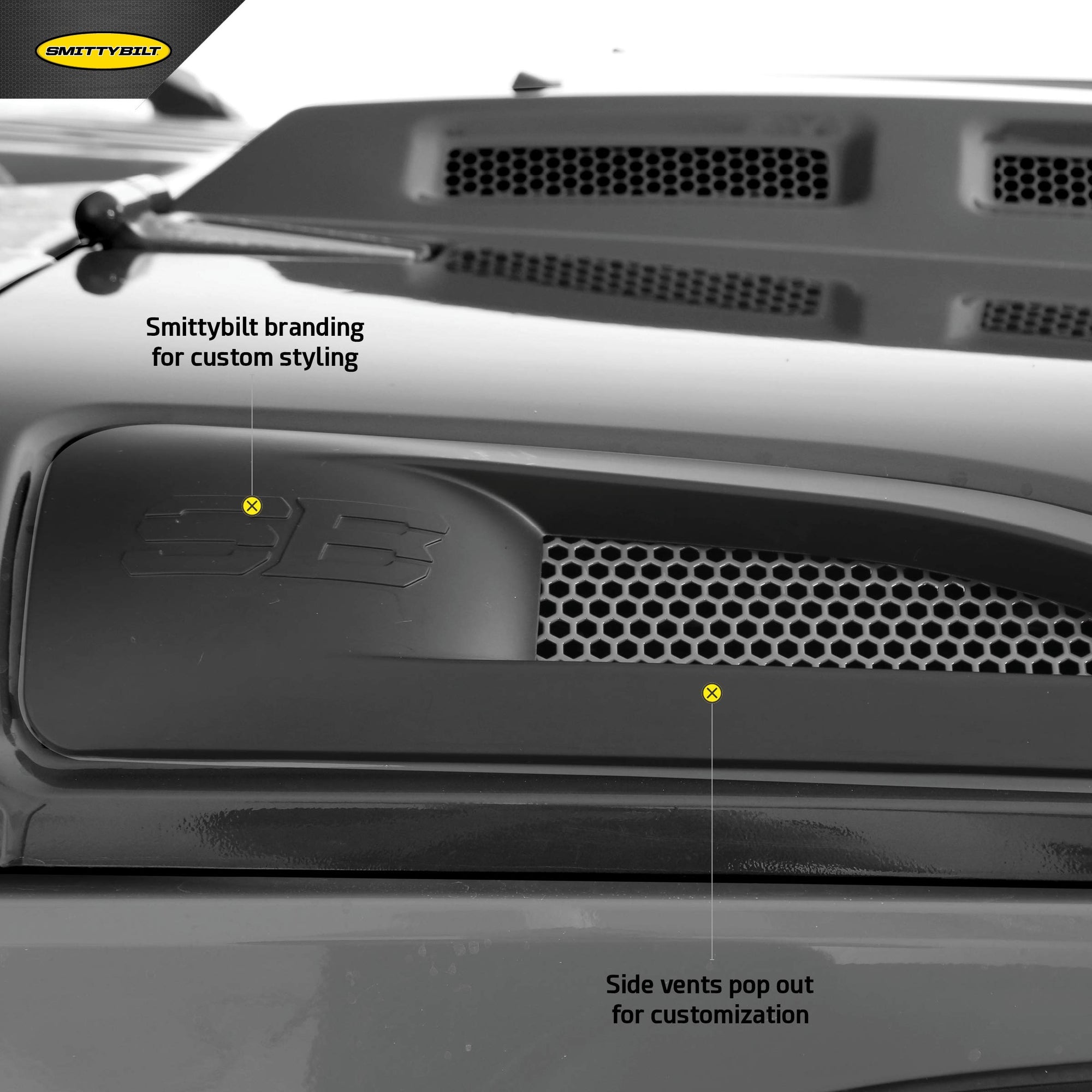 H.E.M.I. VENTED HOOD SmittyBilt - SB76500