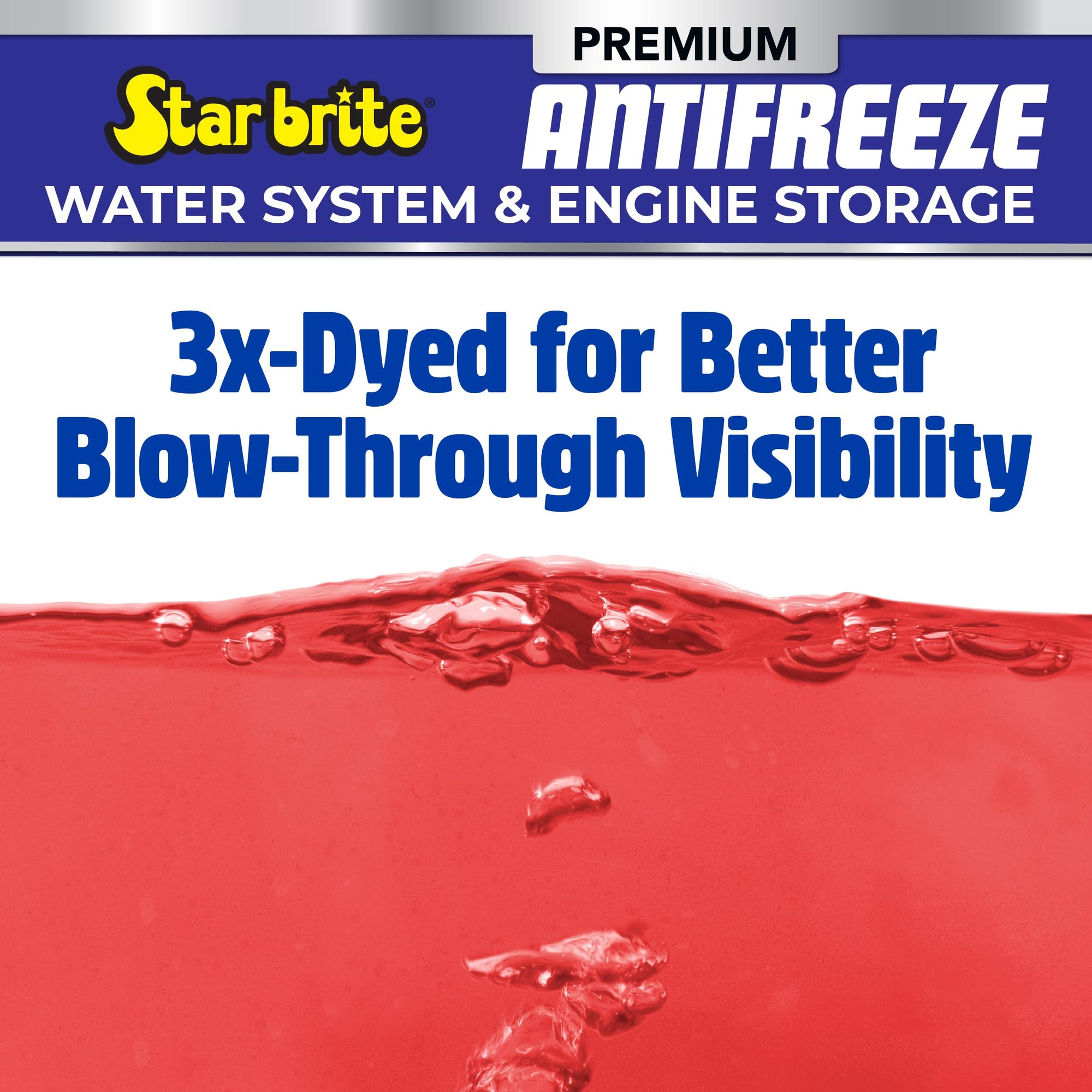 Non-Toxic STAR BRITE Premium -200°F Antifreeze for RV, Marine & Water Systems, Propylene Glycol Formula with Corrosion Inhibitors, Ready-to-Use Cold Weather Protection