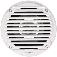 Jensen Dual Cone MS5006WR Waterproof 5.25" Speaker, White, 30 Watts Max Power Handling, Sensitivity 86dB, Frequency Response 79Hz-20kHz, Nominal Impedance 4 Ohms, 1.5" Mounting Depth, Sold In Pairs