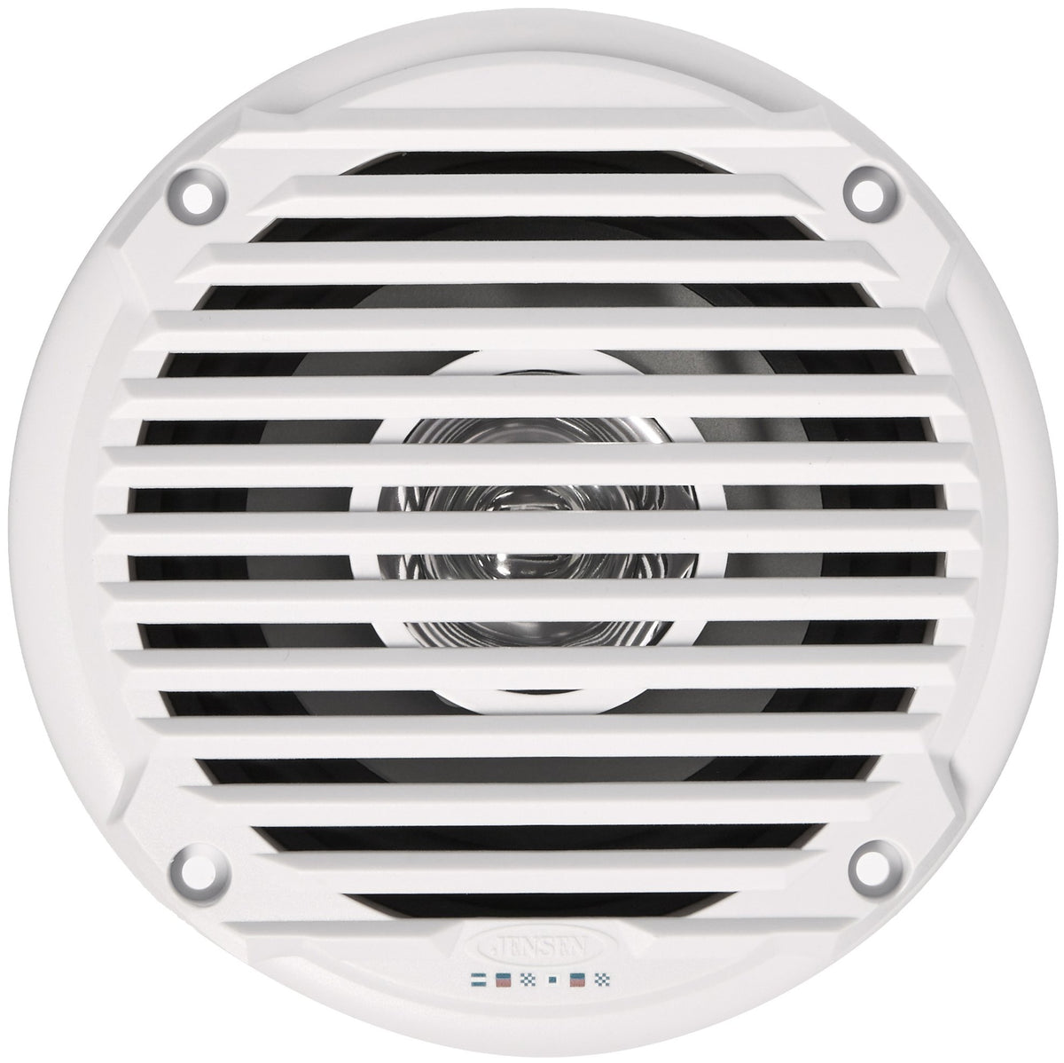 Jensen Dual Cone MS5006WR Waterproof 5.25" Speaker, White, 30 Watts Max Power Handling, Sensitivity 86dB, Frequency Response 79Hz-20kHz, Nominal Impedance 4 Ohms, 1.5" Mounting Depth, Sold In Pairs