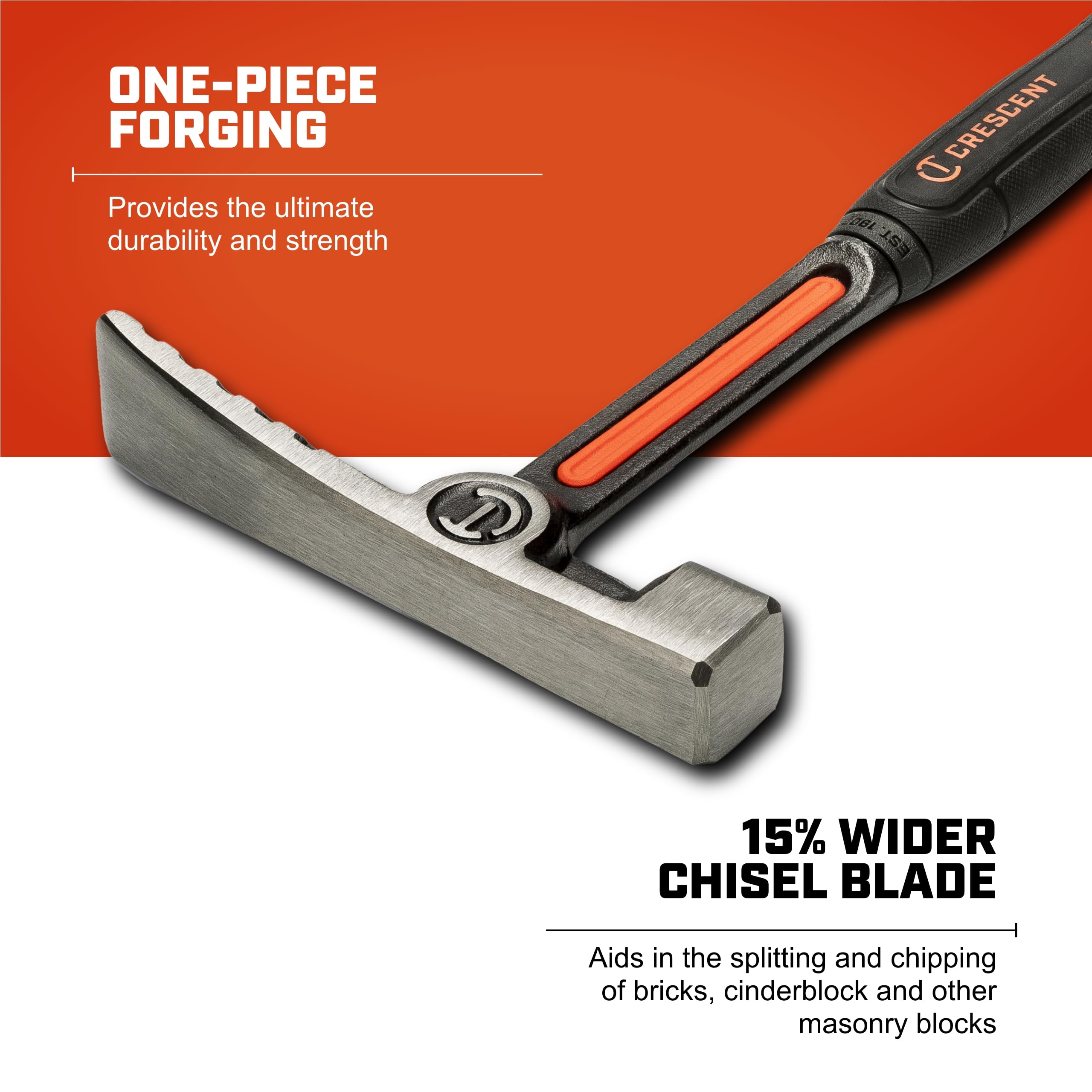 Crescent 24 Oz. Steel Brick Hammer - Crescent (CHSBK24)