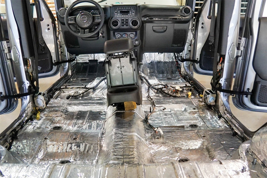 Floor Pan Hushmat 665221 Sound/Thermal Insulation Kit Fits 97-06 Wrangler (TJ)