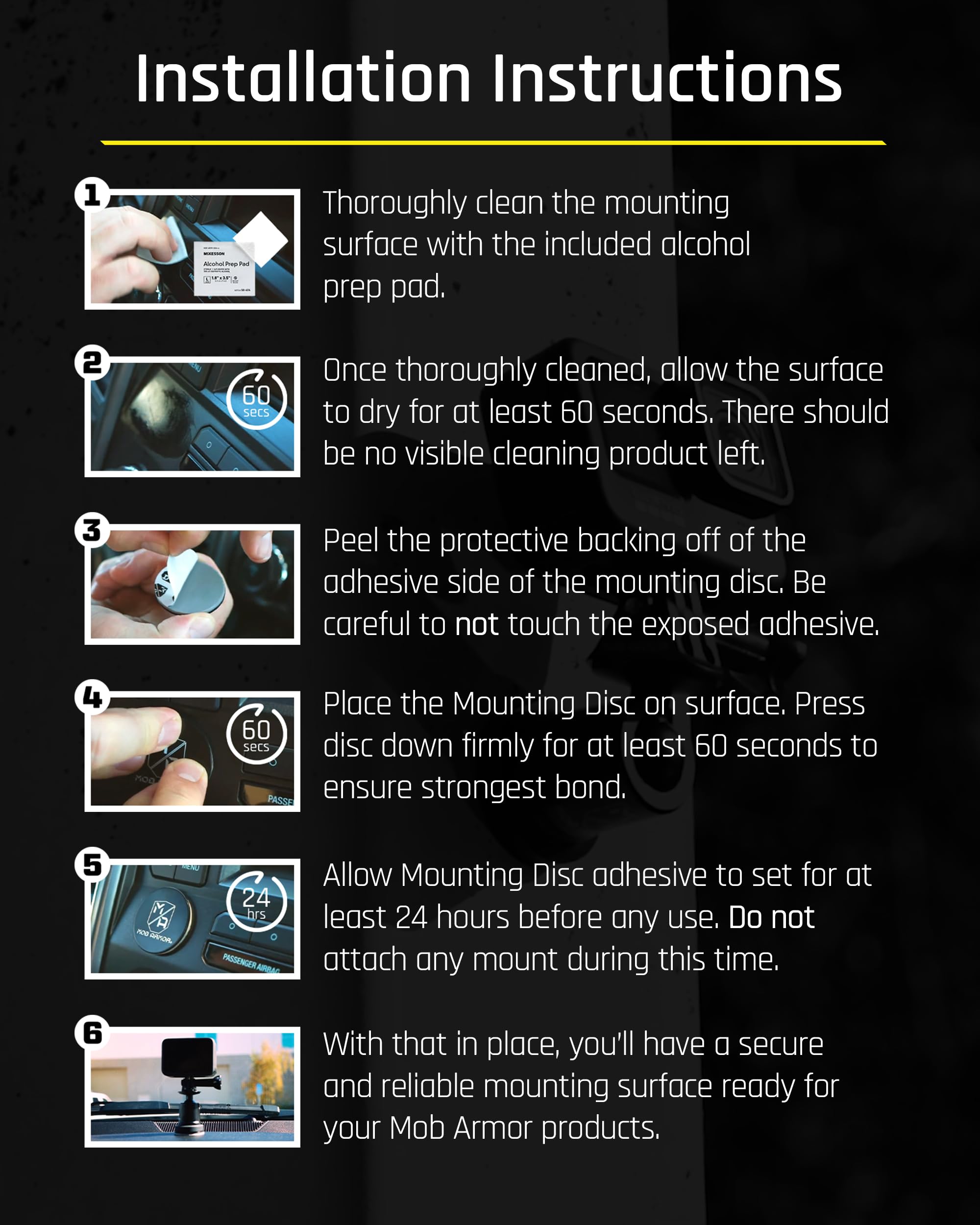 Mob Armor Pivot Mount Action Camera - Heavyduty Magnetic Base for GoPro and Action Cameras, Adjustable 90° Ball Joint, and Ultra-Strong 90 lb Pull-Force for Versatile Filming (5 x 5 x 5 Inches)