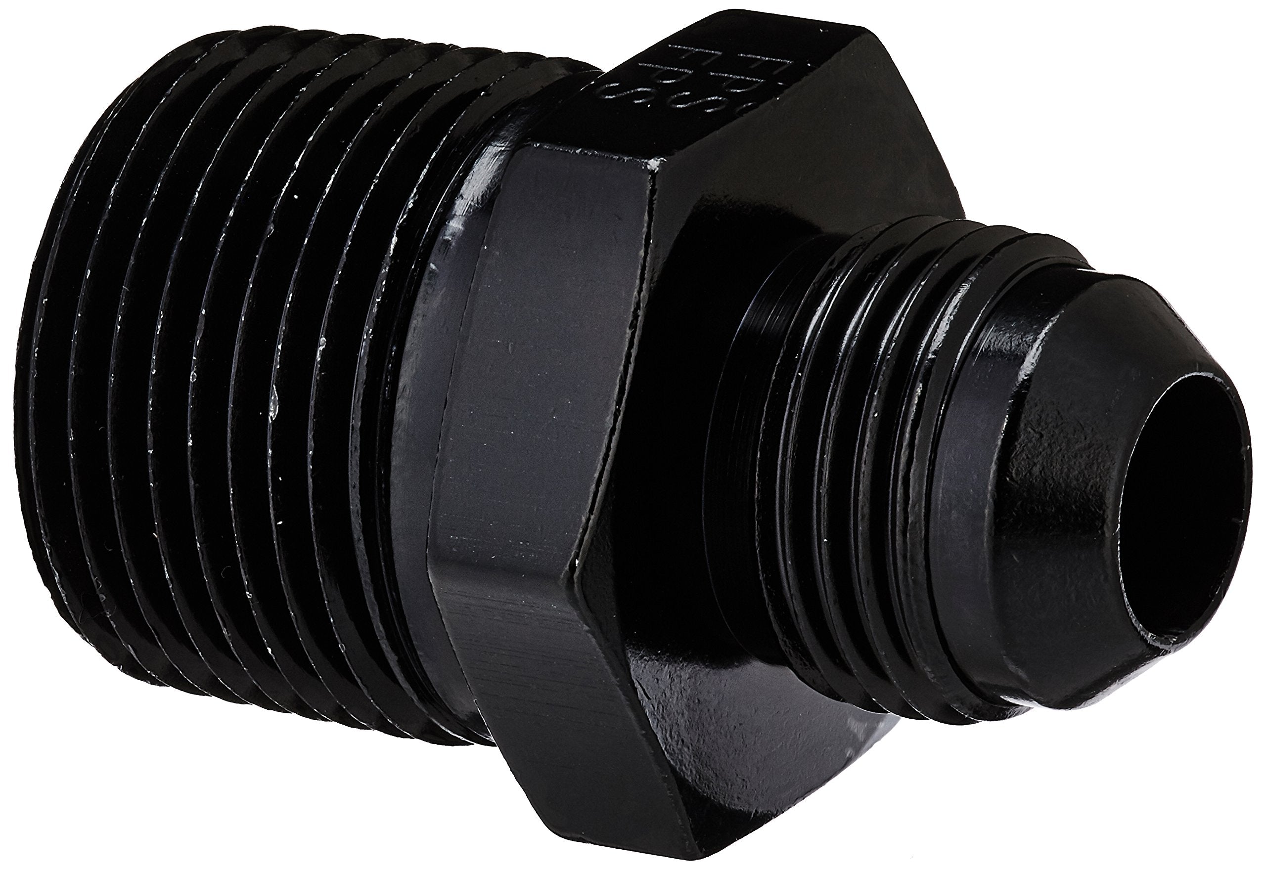 Black Fragola (481617-BL) #8 x 3/4" MPT Straight Adapter Fitting