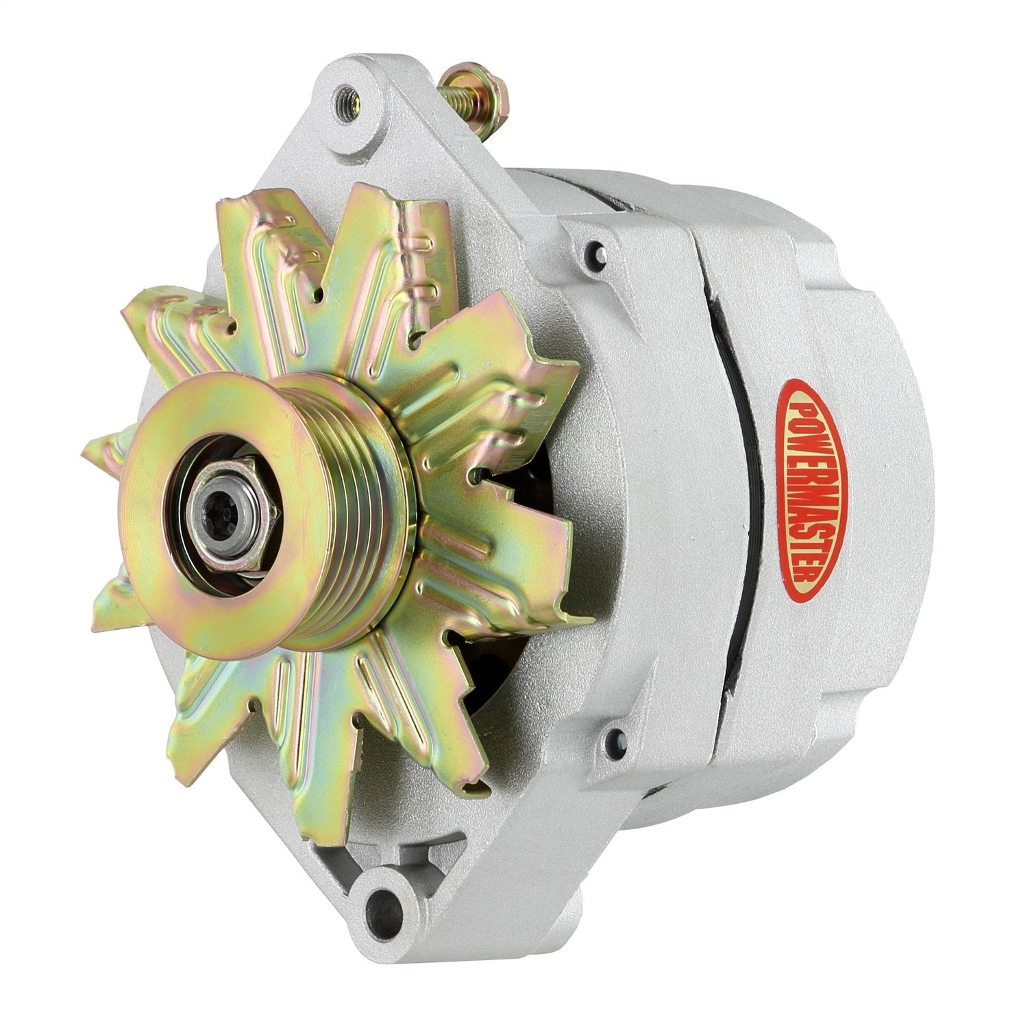 Alt Powermaster GM 12SI Natural 150A 6 grv Pulley 1 or 3 Wire