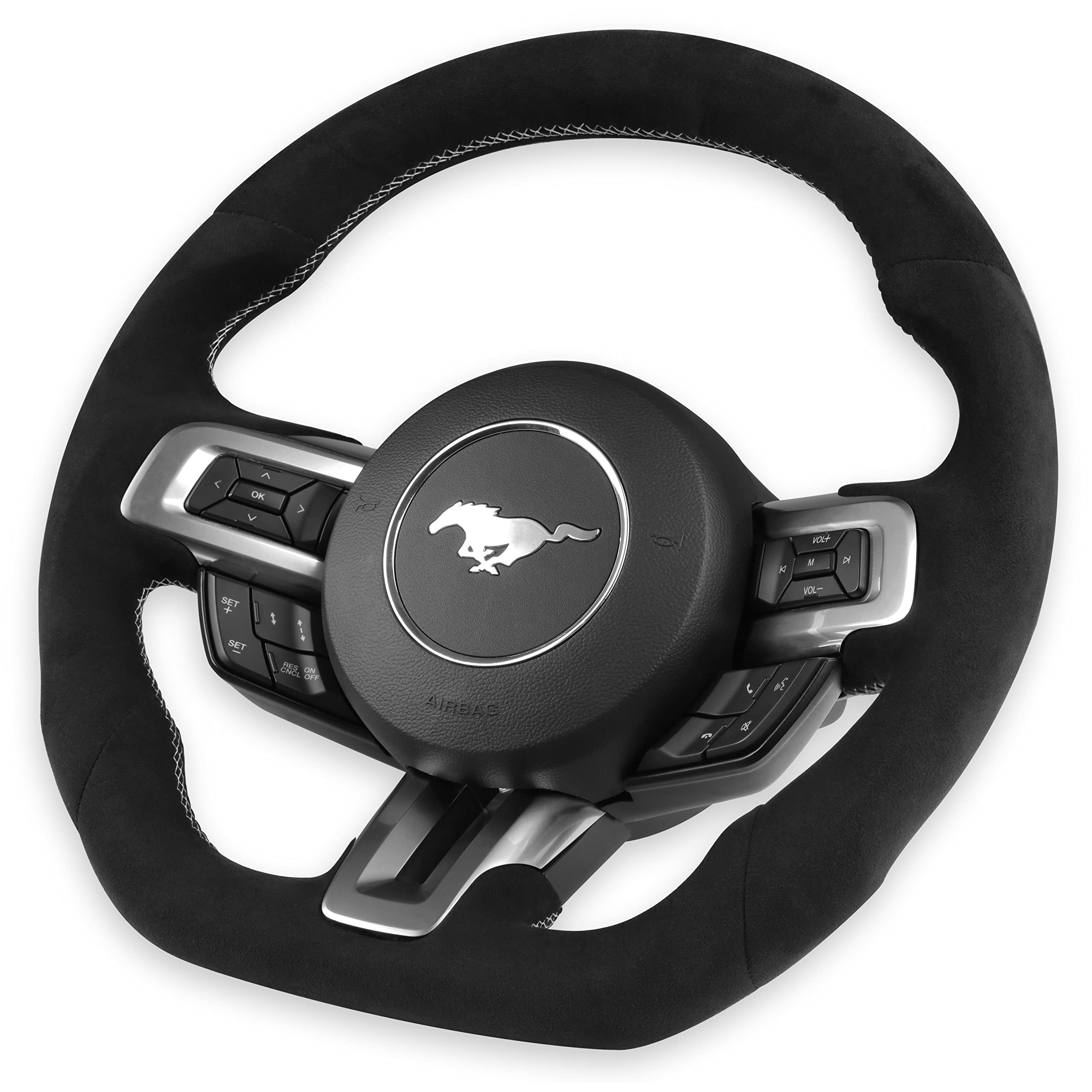 Steering Wheel Rekudo RK950-06 - Synthetic Suede Wrapped