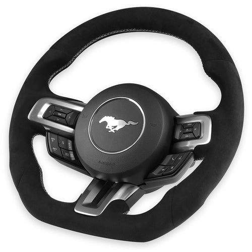 Steering Wheel Rekudo RK950-06 - Synthetic Suede Wrapped