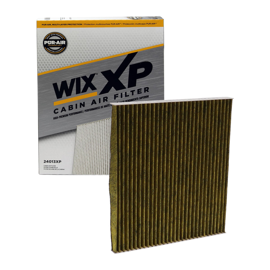 WIX XP Cabin Air Filter Replacement 24013XP, Triple-Layer Protection with Activated Carbon & Advanced Airflow Media Compatible With Various GM (08-17), Hyundai, Kia (10-19)