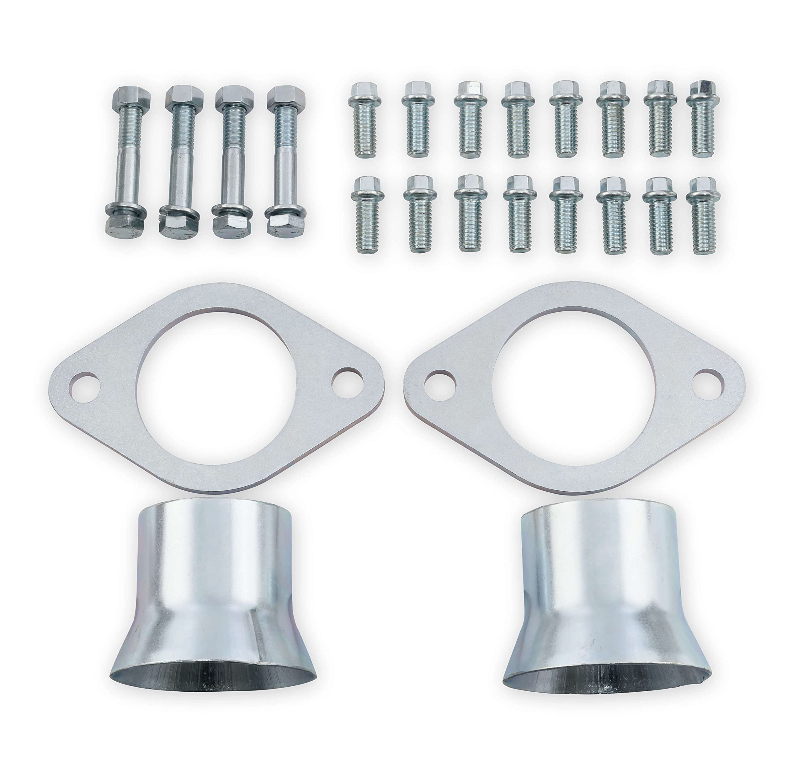 Ceramic Silver Scott Drake Shorty Headers Compatible with 1964-1970 Ford Mustang, Model C5ZZ-9430-CC-SH