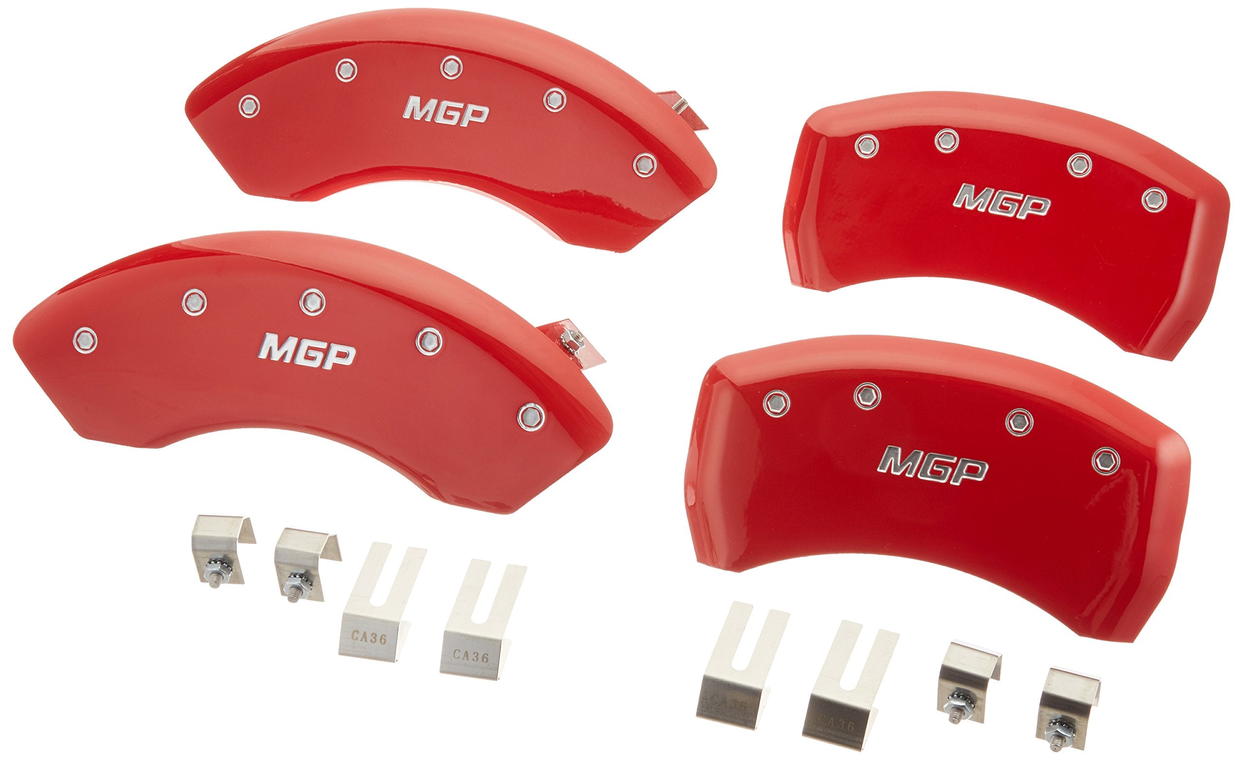 Chrysler Caliper Covers MGP Caliper Covers 32023Smgprd: Red, Mgp, 4 Pack