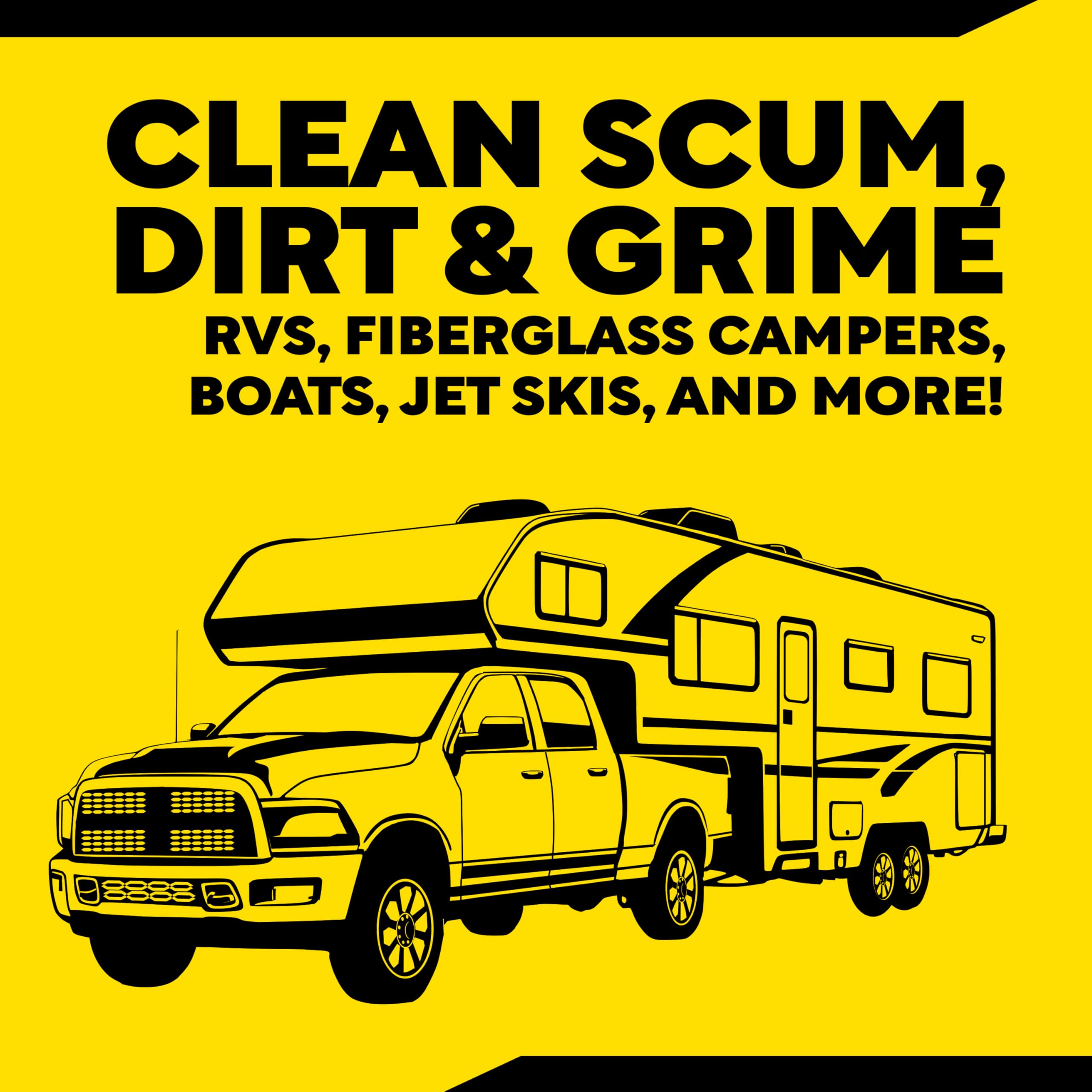 M43 Meguiar's Marine/RV Boat Wash, pH-Balanced Boat/RV Wash for Protecting Fiberglass and Gel Coat, Streak-Free Shine that Keeps Surfaces Clean and Protected, 64 Oz