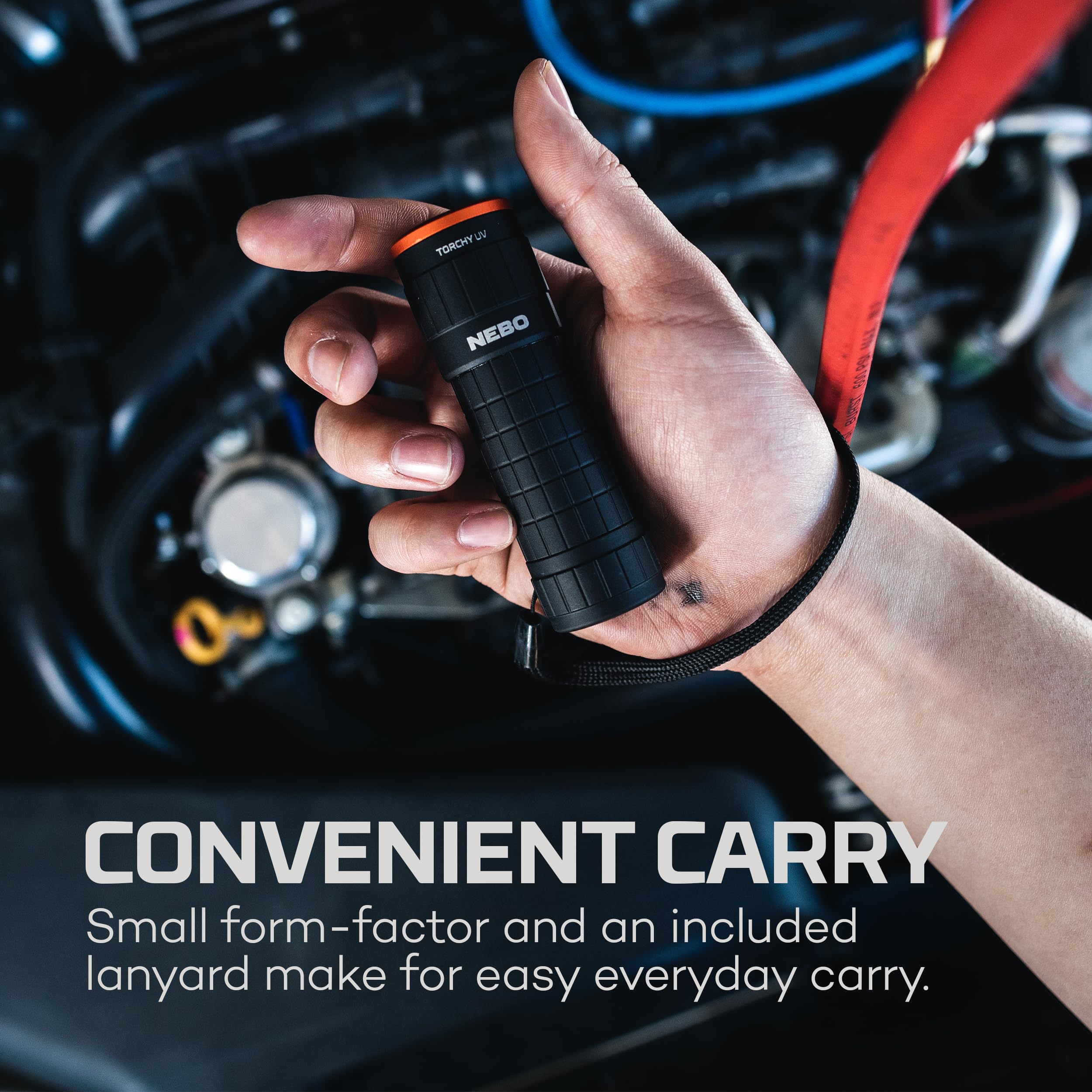 NEBO UV Torchy and Black Light, Dual UVA Technology for Detection, Inspection, and Authentication