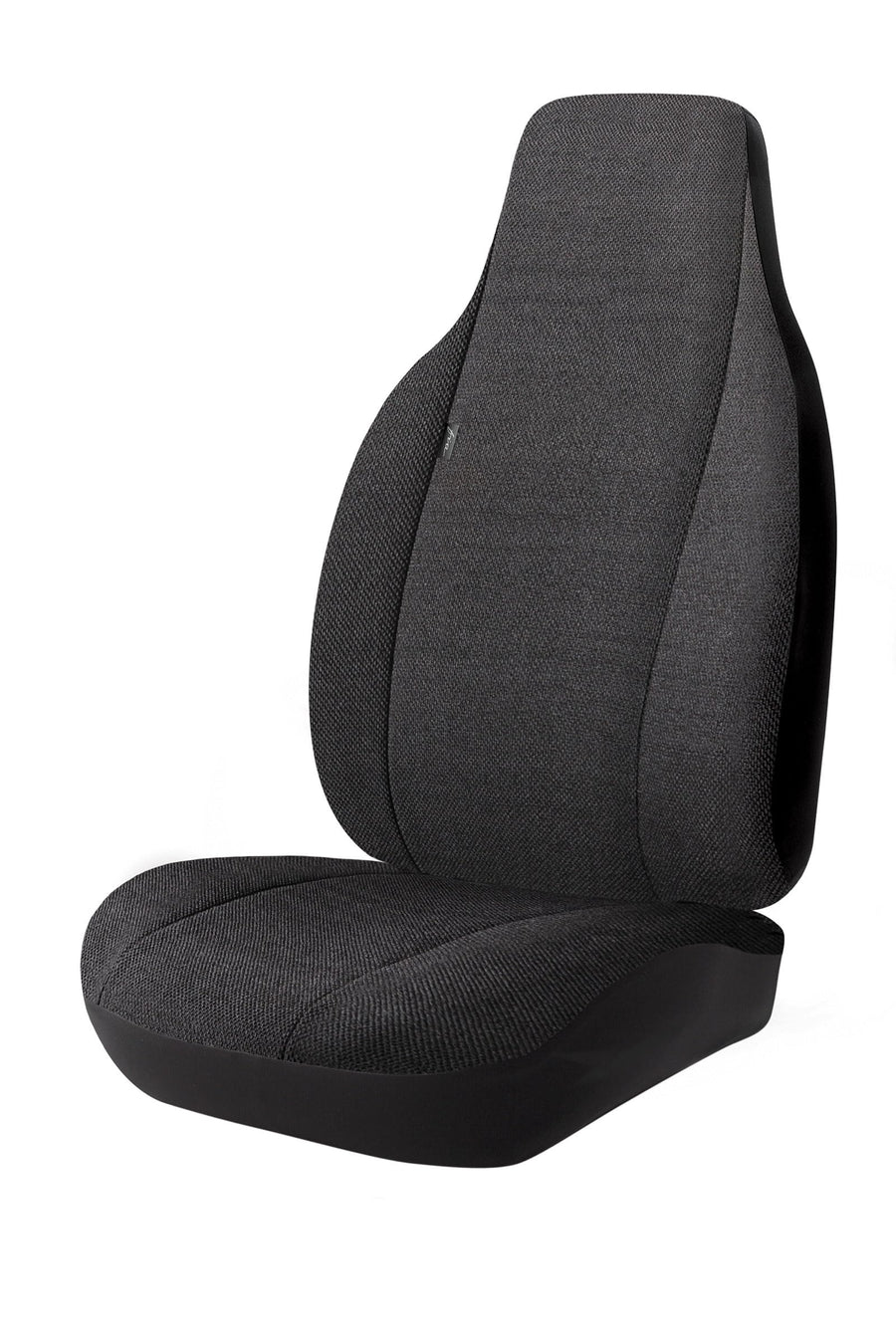 Fia Black TRS45-7 Custom Fit Rear Seat Cover Split Seat 60/40 - Saddle Blanket (Solid Black)
