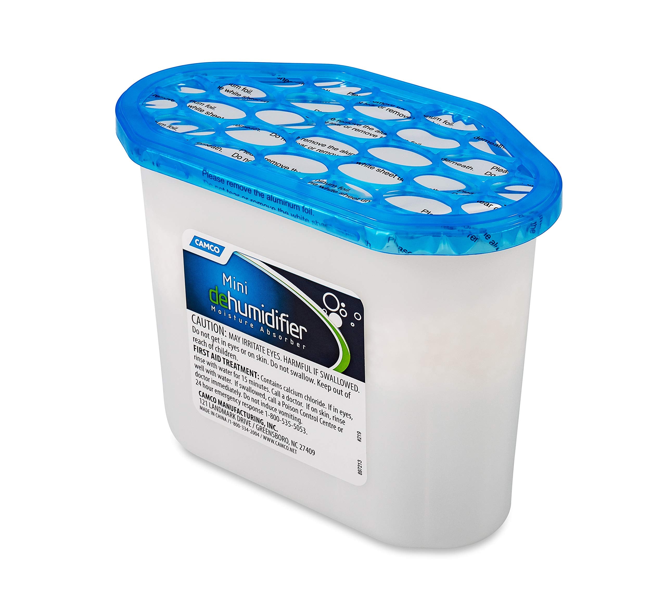 Camco Mini Dehumidifier/RV Camper - Moisture Absorber for Small Spaces - Fragrance Free (44195)