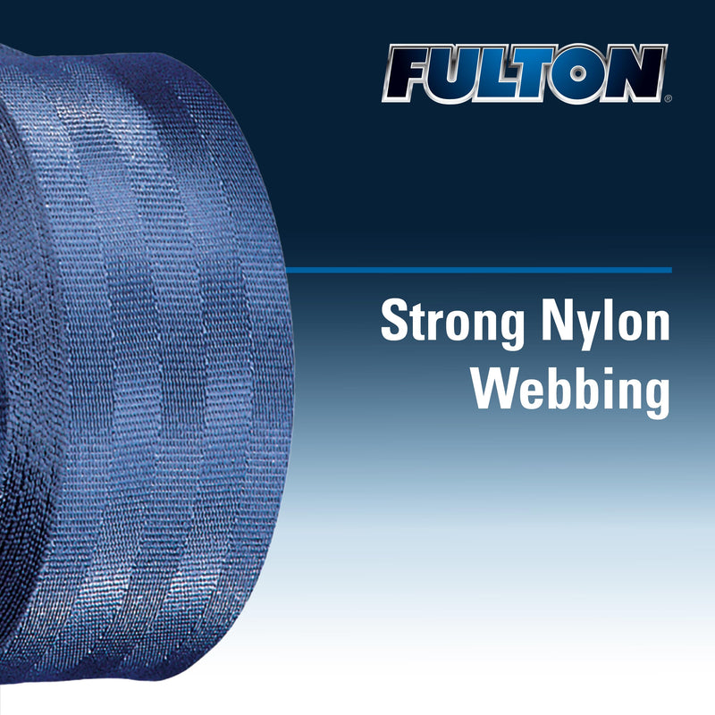 Fulton Trailer Winch Accessory 501208, Strap w/Hook, 2 Inch x 12 Foot