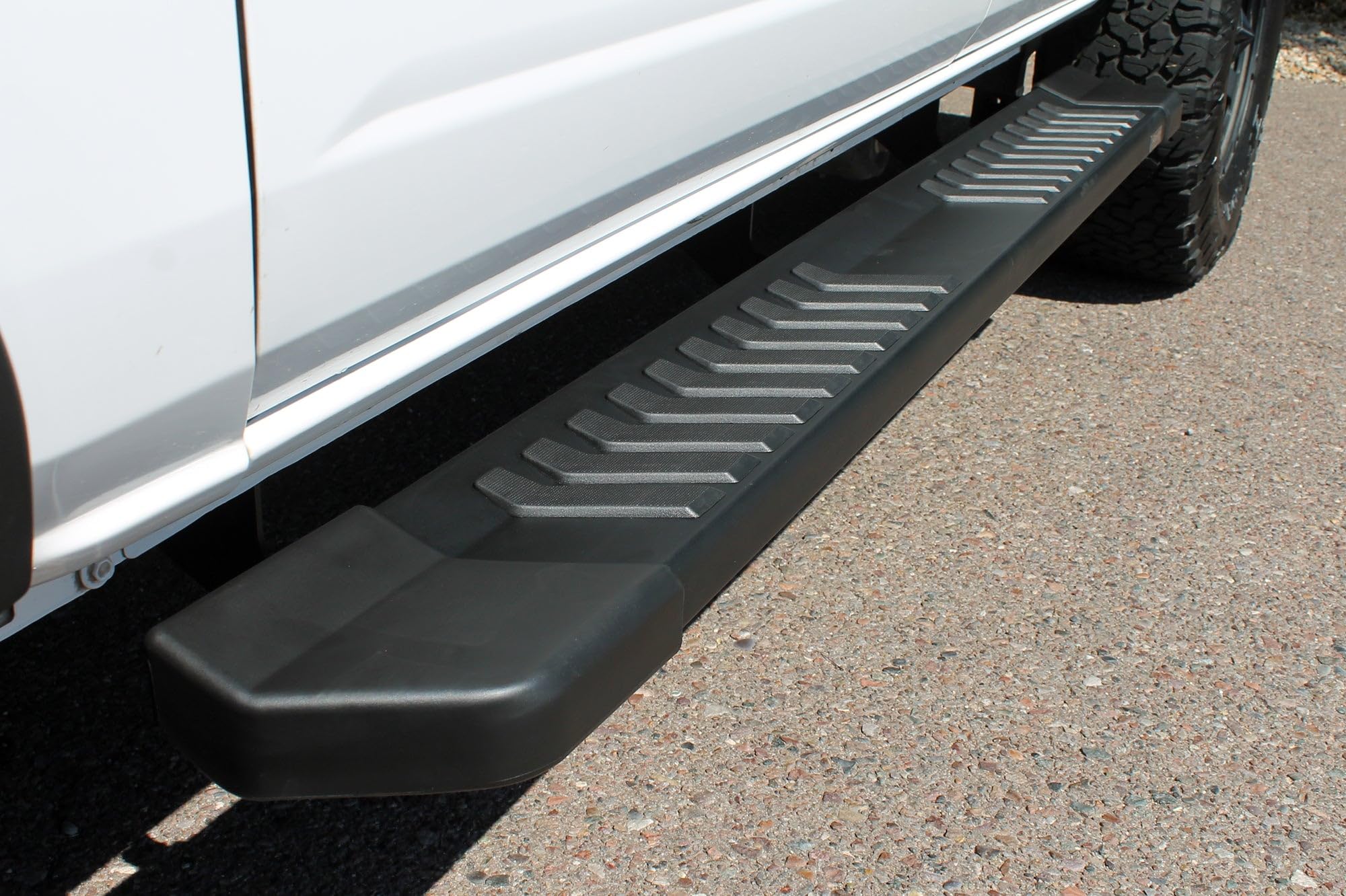 Running Boards Raptor Series Steps 6in OEM Style Black Aluminum Compatible with 21-26 Bronco 4-Door