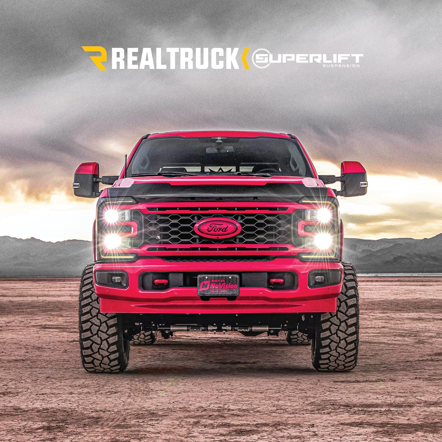 Dual Steering Stabilizer Kit Superlift for RAM 2500/3500 | Fox 2.0 Series Cylinders | 92718 | Fits 2003-2008 Dodge RAM 2500/3500 4WD with 3" of Lift or More