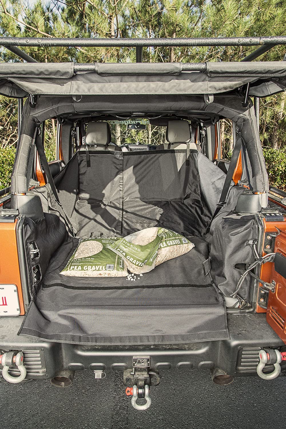 C3 Cargo Cover, Subwoofer | Rugged Ridge | 13260.02 | Fits 2007-2014 Jeep Wrangler JKU 4-Door