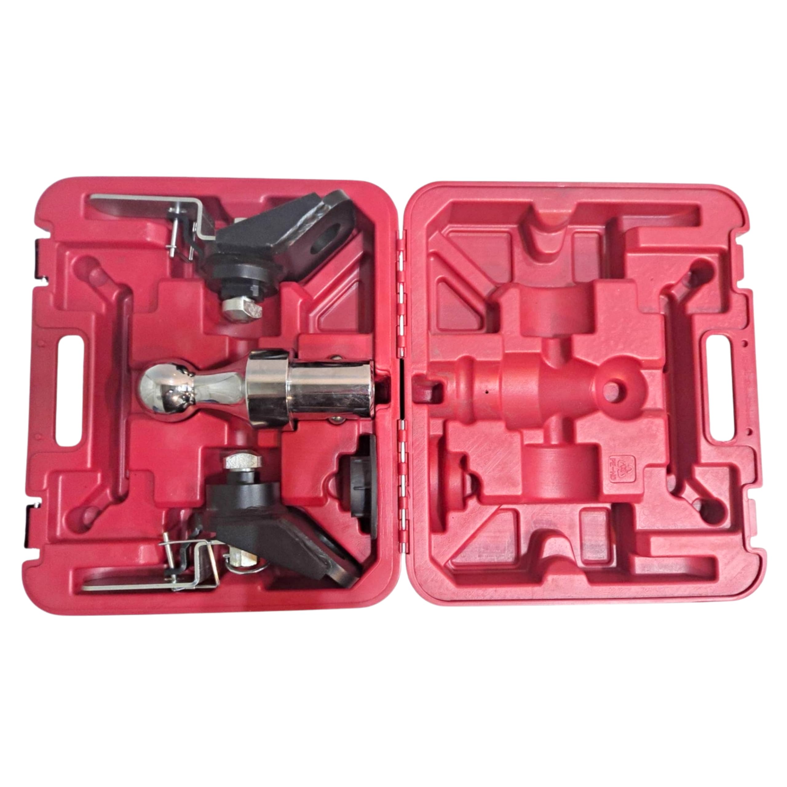 Husky Towing Gooseneck Trailer Hitch Accessory Kit 33214, for Use with OE Puck System Chevy/Ford/GMC/Nissan; with 2-5/16 in 35000 lb. Capacity Ball/Two Tie Downs/Rubber Cap/Plastic Storage Case