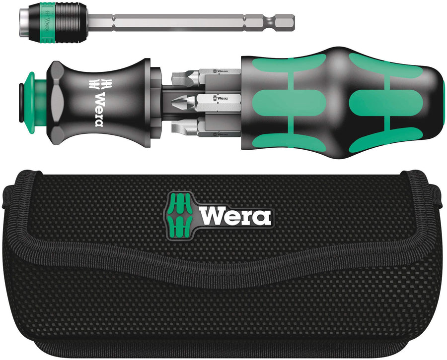 5051025001 Wera KK 26 7-In-1 Bitholding Screwdriver with Removable Bayonet Blade (SL/PH/SQ) Silver