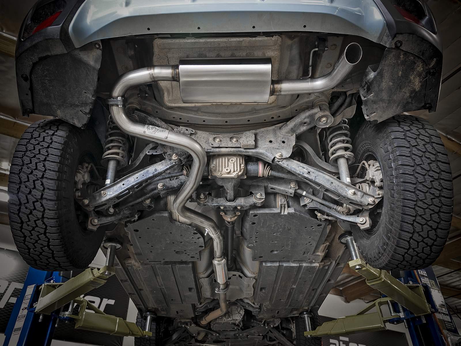 304 Stainless Steel aFe Power Cat-Back Exhaust System, 2-1/2"