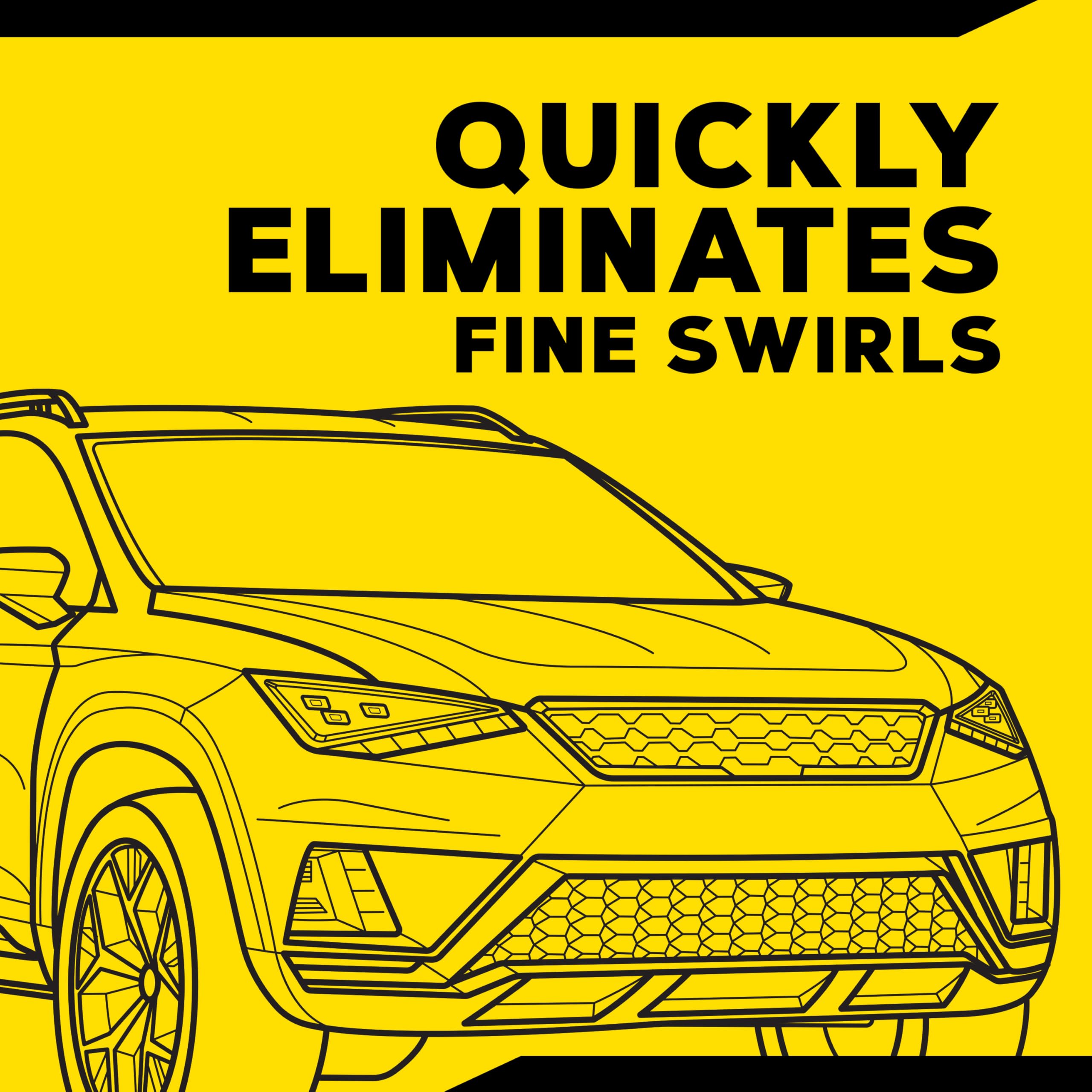 Ultimate Polish Meguiar's – High-Gloss Polish for a Show Car Shine – Permanently Removes Light Swirls to Produce a Deep, Wet Reflection with a High Gloss Shine - Easy to Use, 16 Oz
