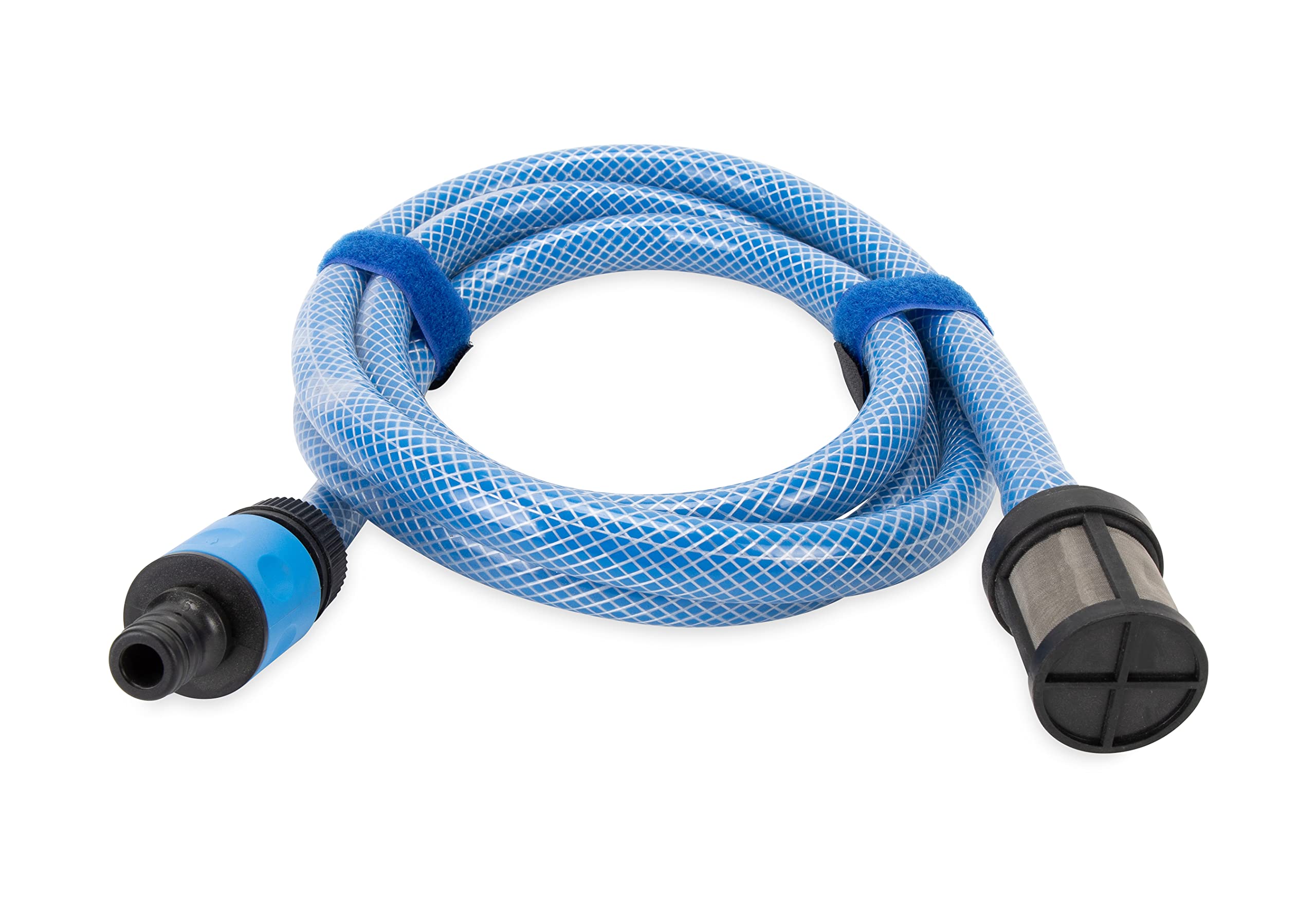 Portable Washdown Pump Kit Trac Outdoors - Self-Priming Marine-Grade Pump - Includes Everything Needed to Power-Spray, Just Add Water (69380), Blue