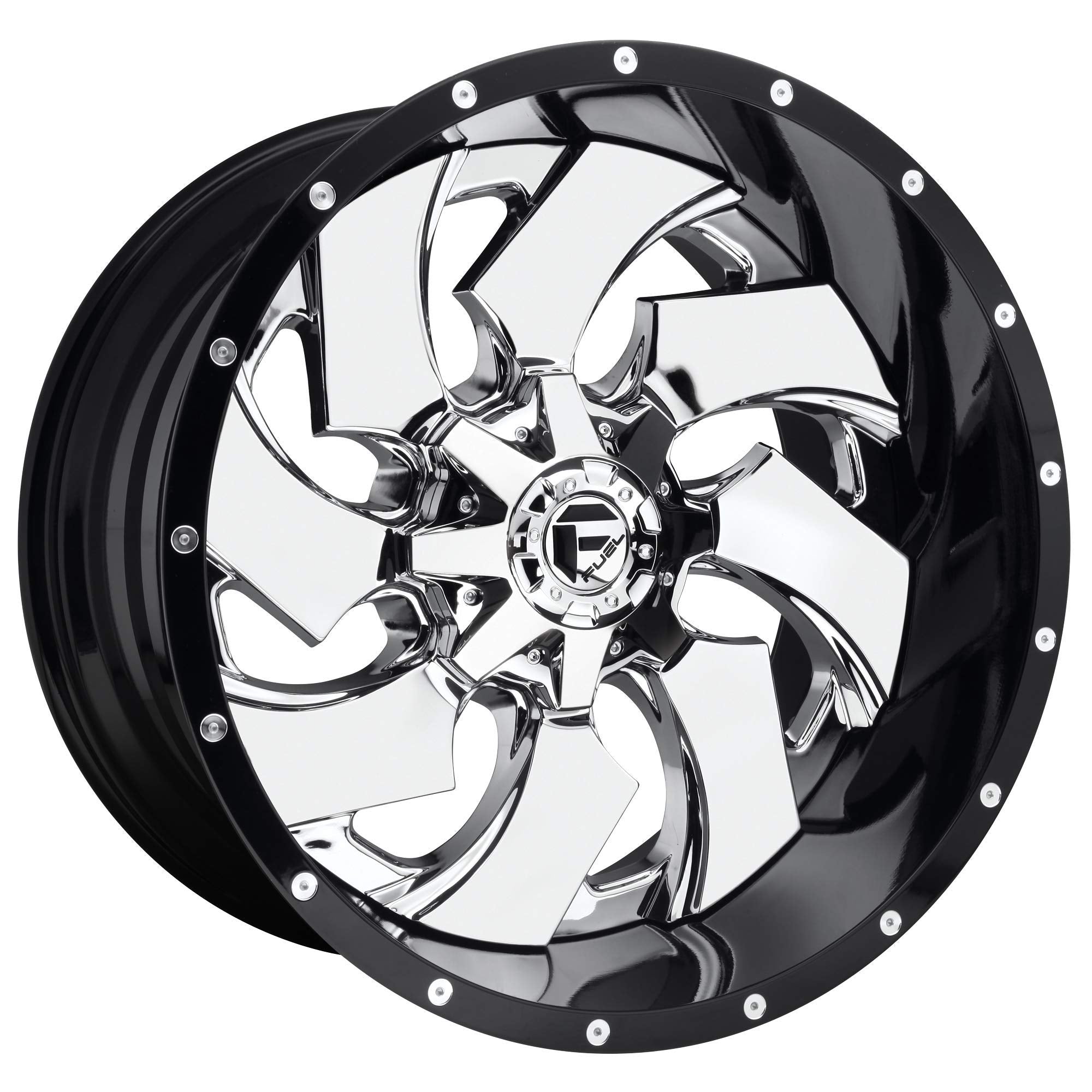 2PC Fuel D240 22X14 5X5.0/5.5 CHR-PLATED-GBL -70MM - D24022405747