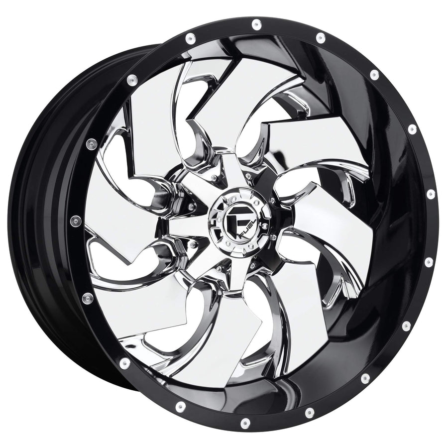 2PC Fuel D240 22X14 5X5.0/5.5 CHR-PLATED-GBL -70MM - D24022405747