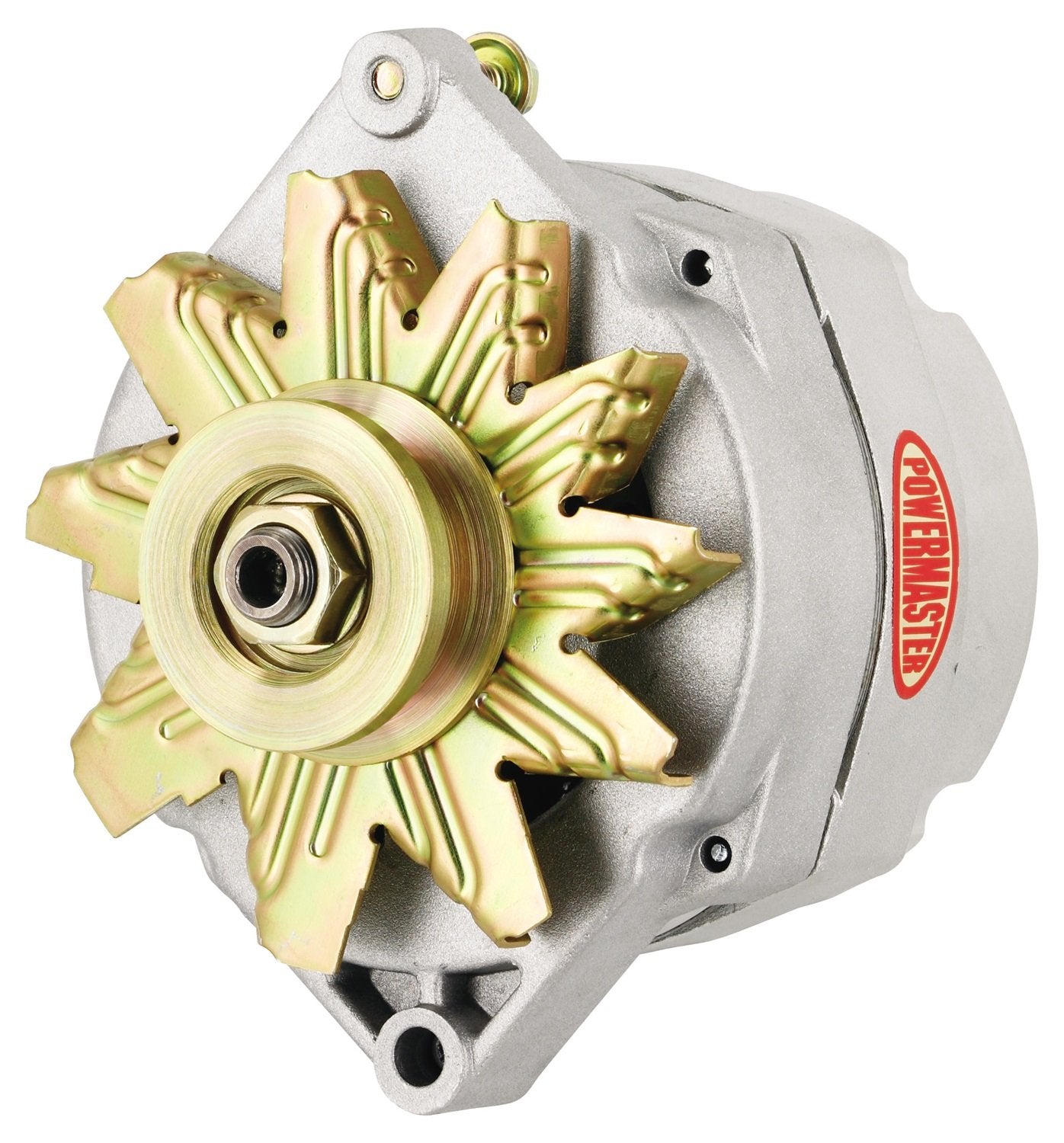 Alt Powermaster Jeep Upgrade Natural 100A 1V Pulley Motorola Replacement 1" MTG Spool 1-Wire