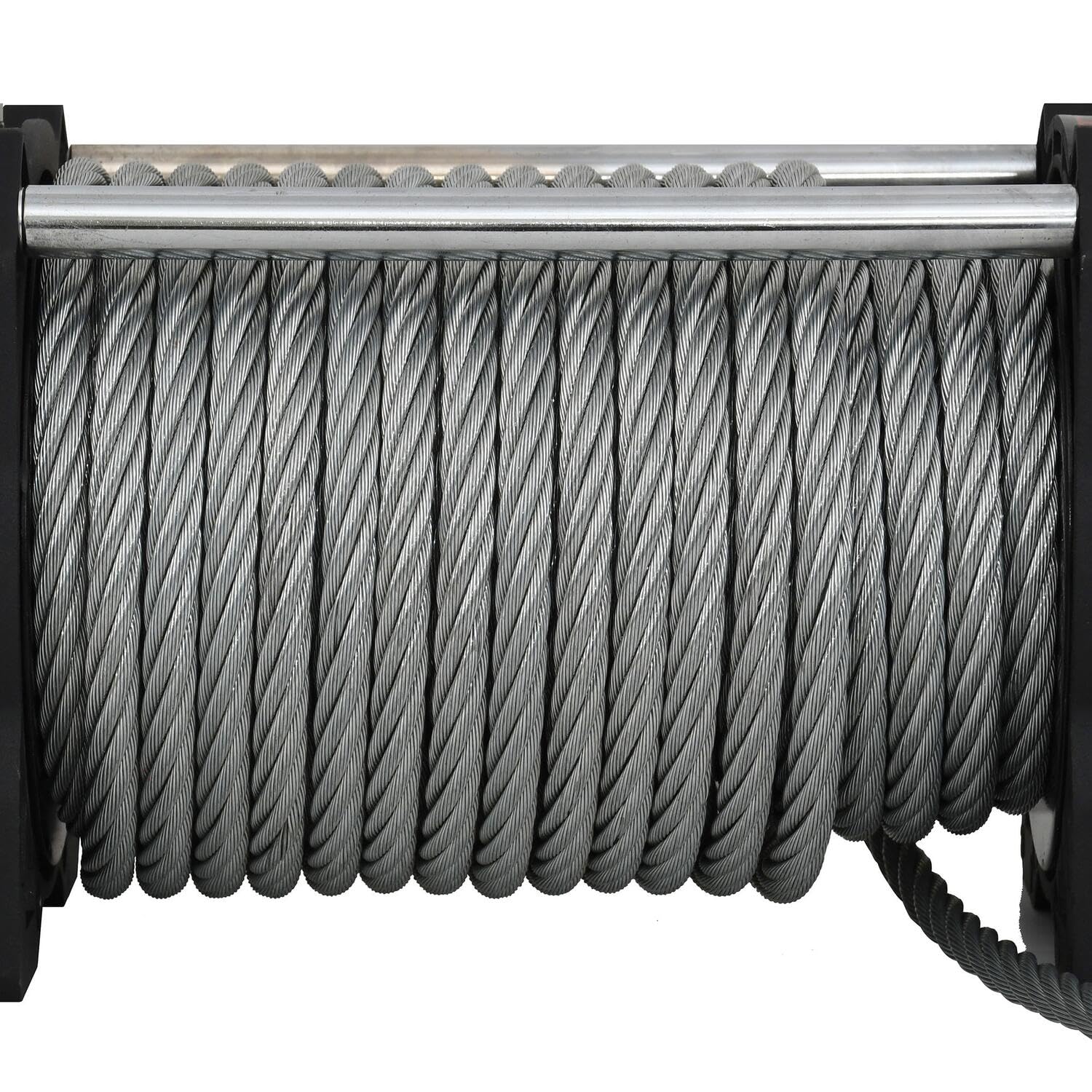 Tiger Shark SUPERWINCH, 15000 lb Capacity, Roller Fairlead, 7/16 in x 82 ft Steel Rope, 12V, Kit